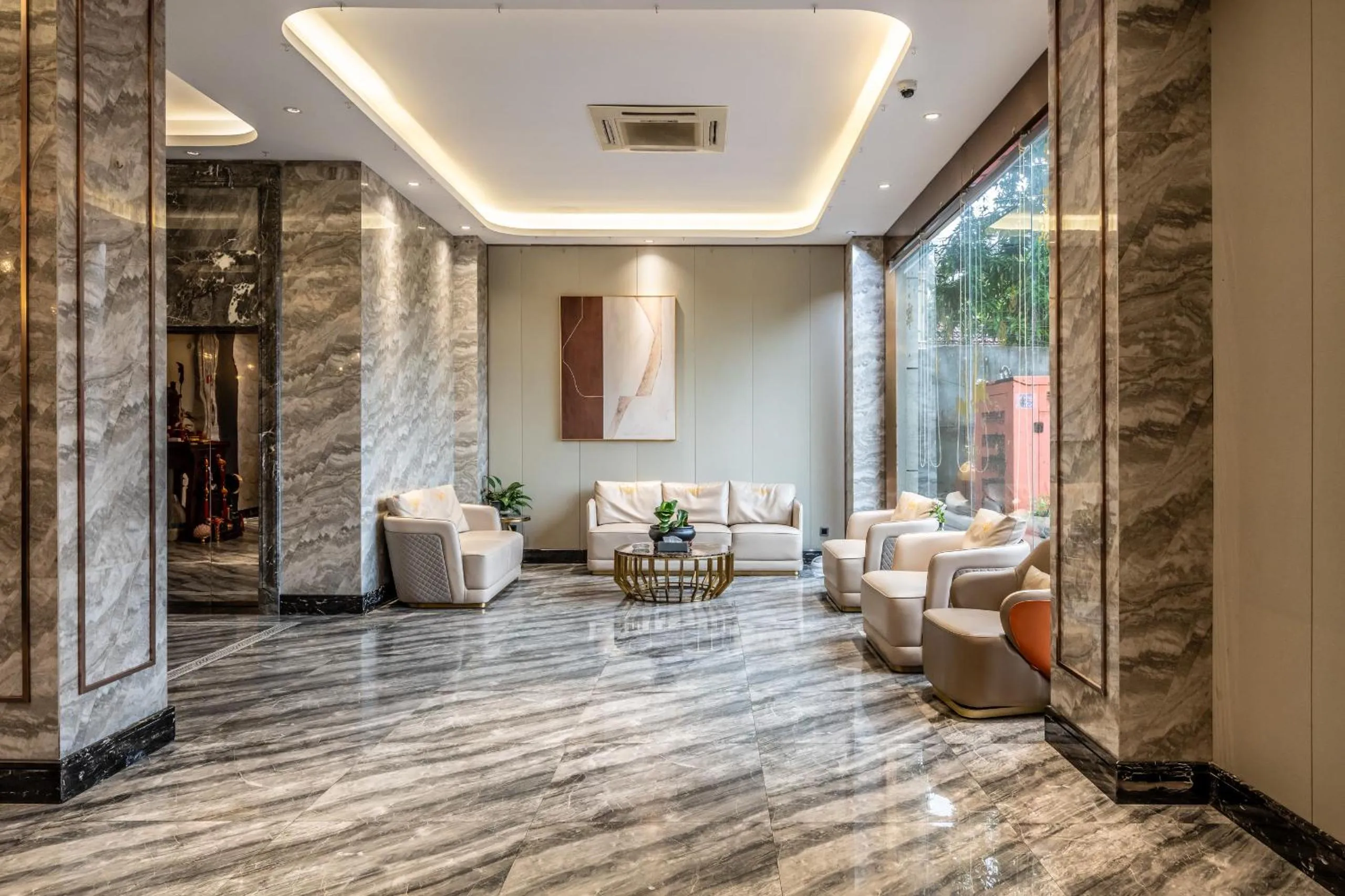 Lobby or reception in Bole Jing Pin Hotel