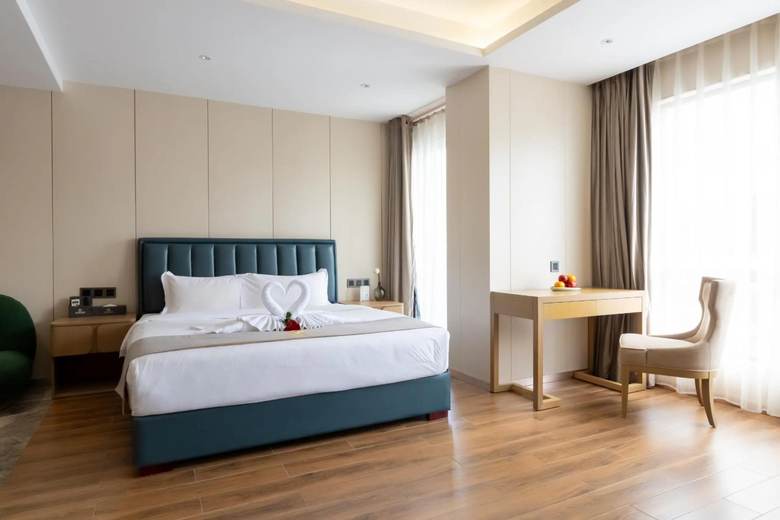 Bedroom, Bed in Bole Jing Pin Hotel