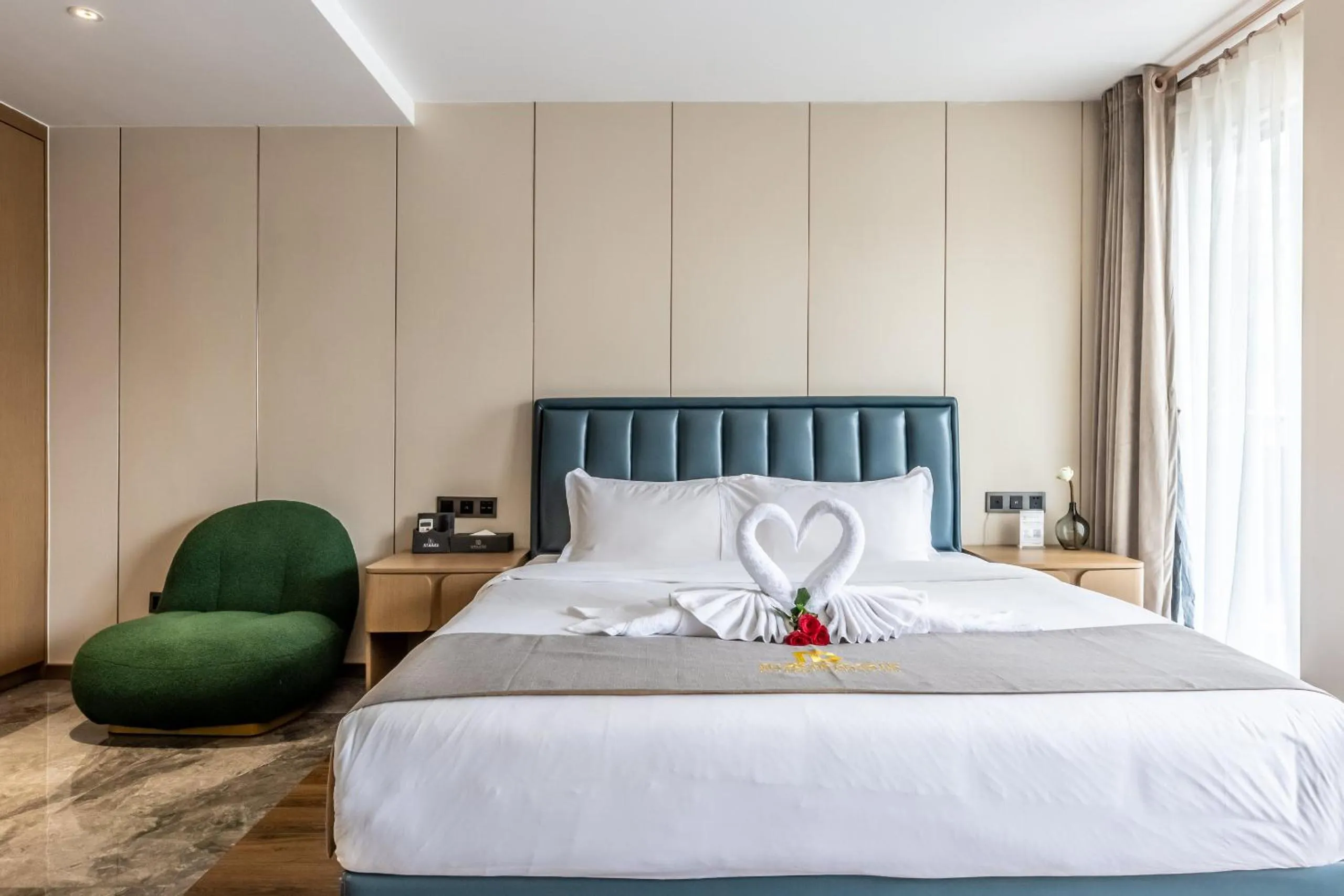 Bedroom, Bed in Bole Jing Pin Hotel