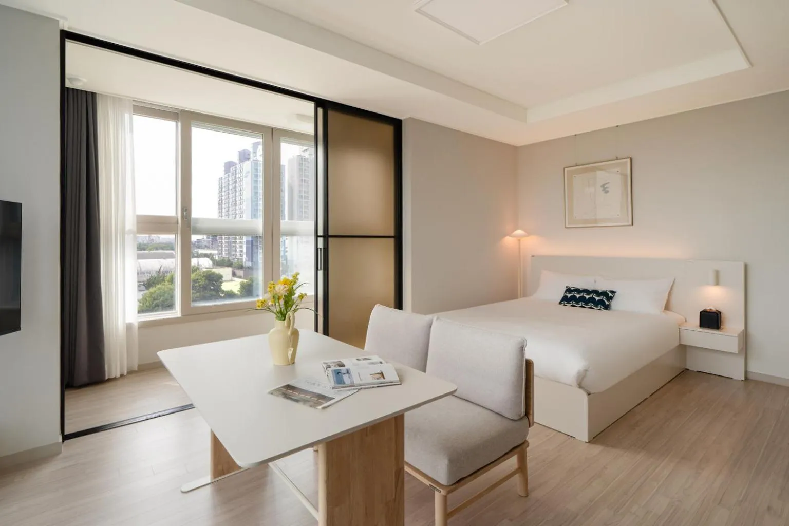 Bedroom, Bed in Urbanstay Incheon ChinaTown