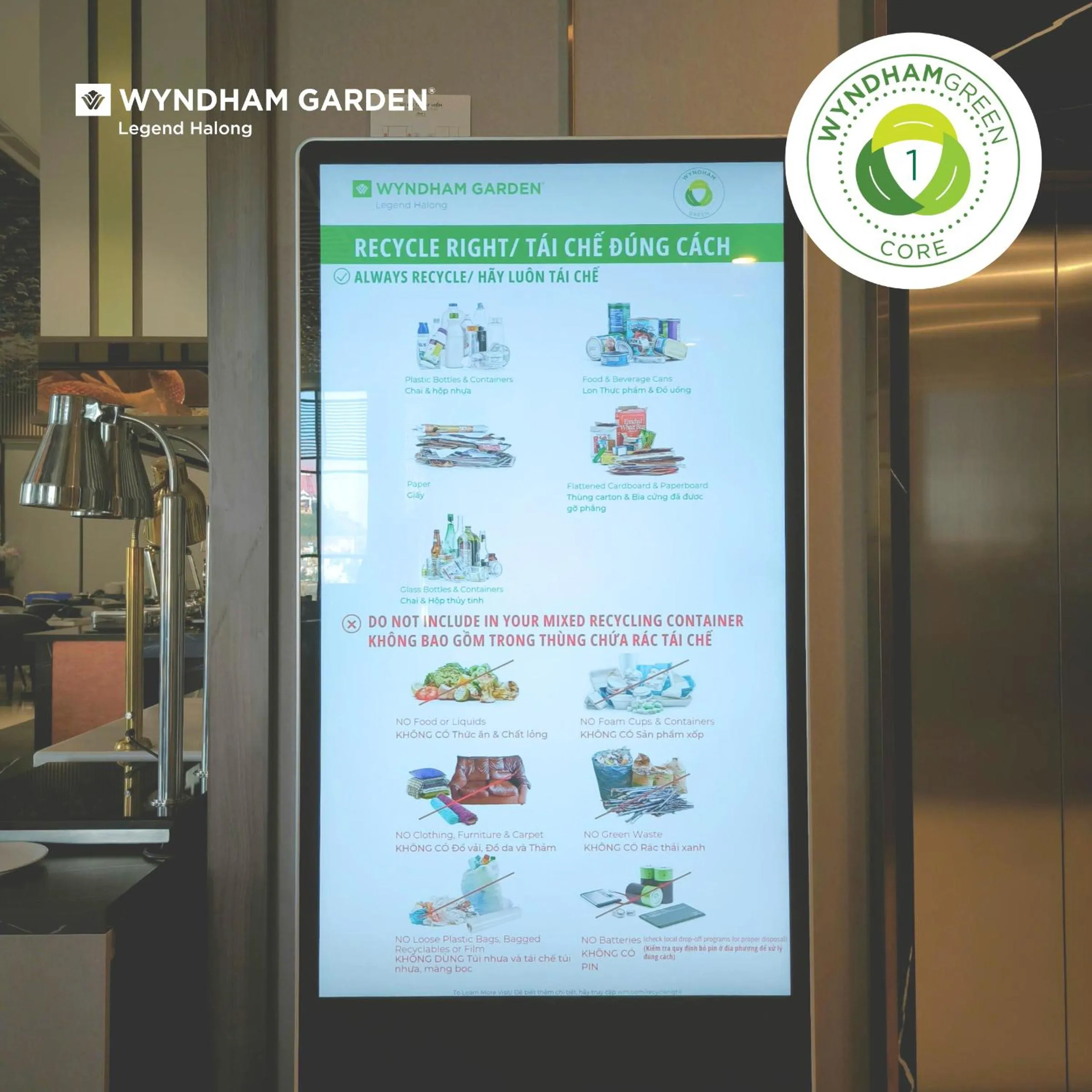 Certificate/Award in Wyndham Garden Legend Halong