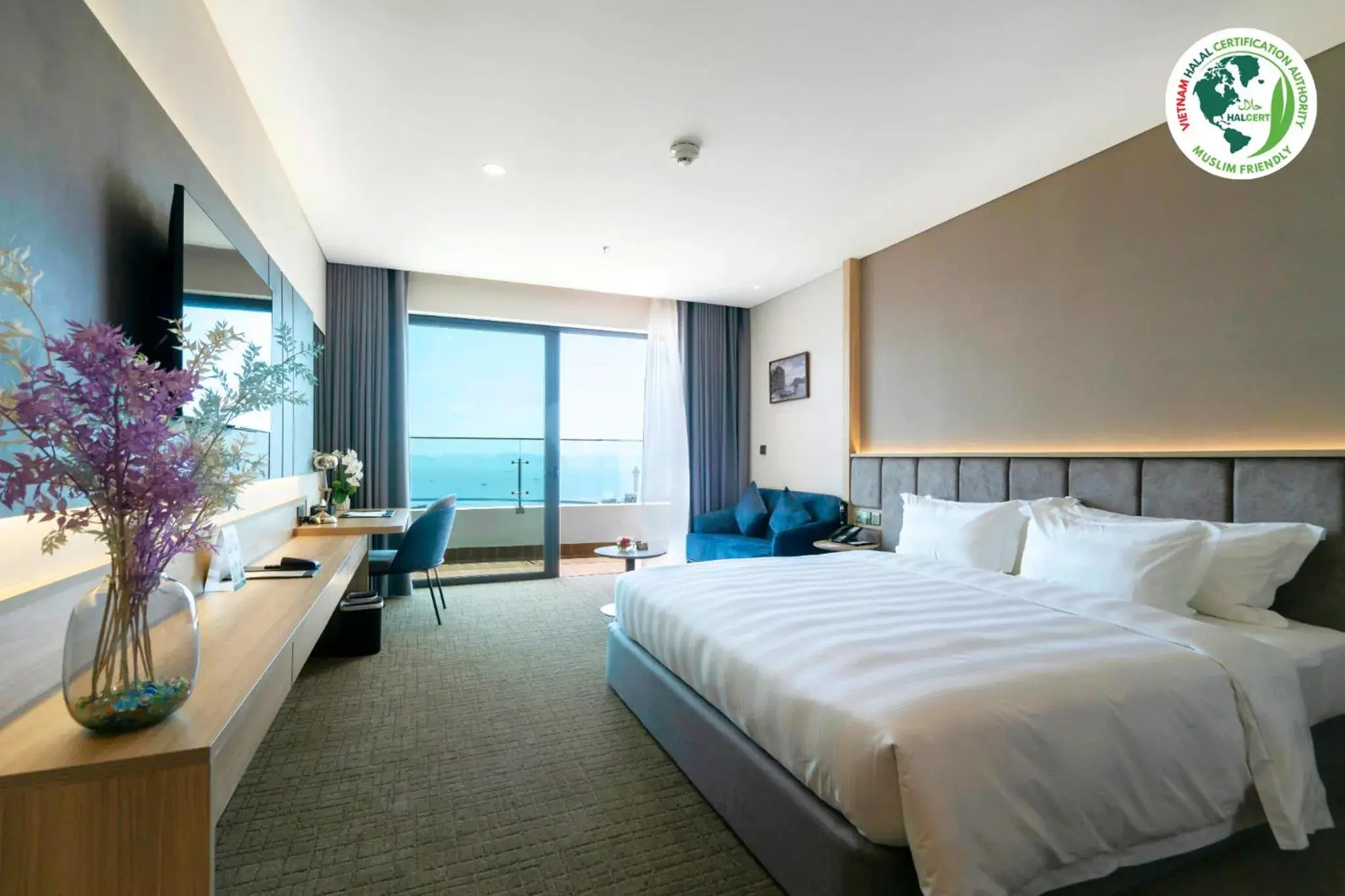 Bedroom, Bed in Wyndham Garden Legend Halong Bedroom, Bed in Wyndham Garden Legend Halong