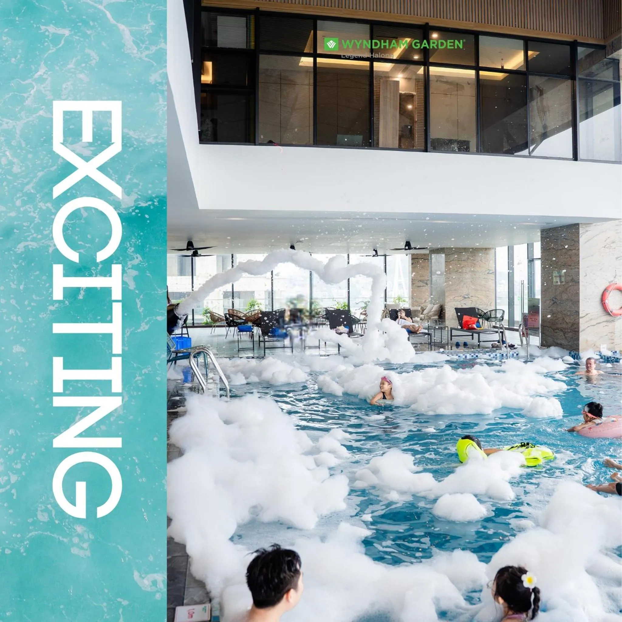 Swimming pool in Wyndham Garden Legend Halong