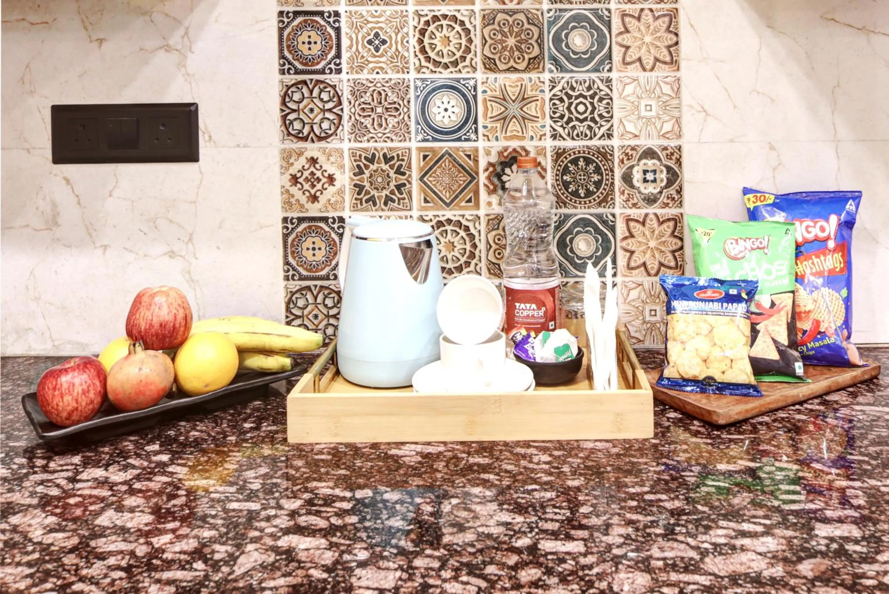 Kitchen or kitchenette in Hotel The Rasa at Vasundhara