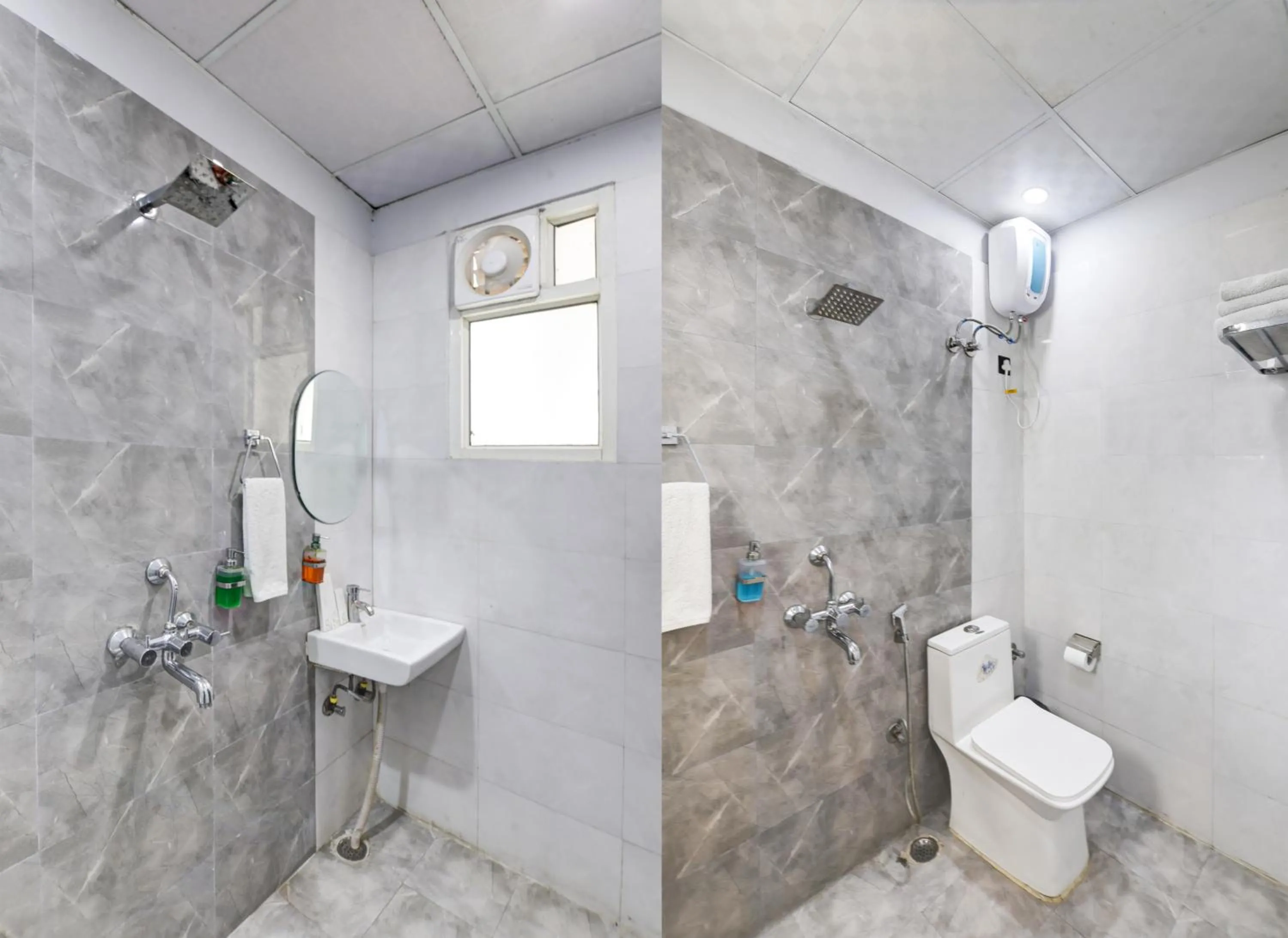 Shower in Hotel The Rasa at Vasundhara