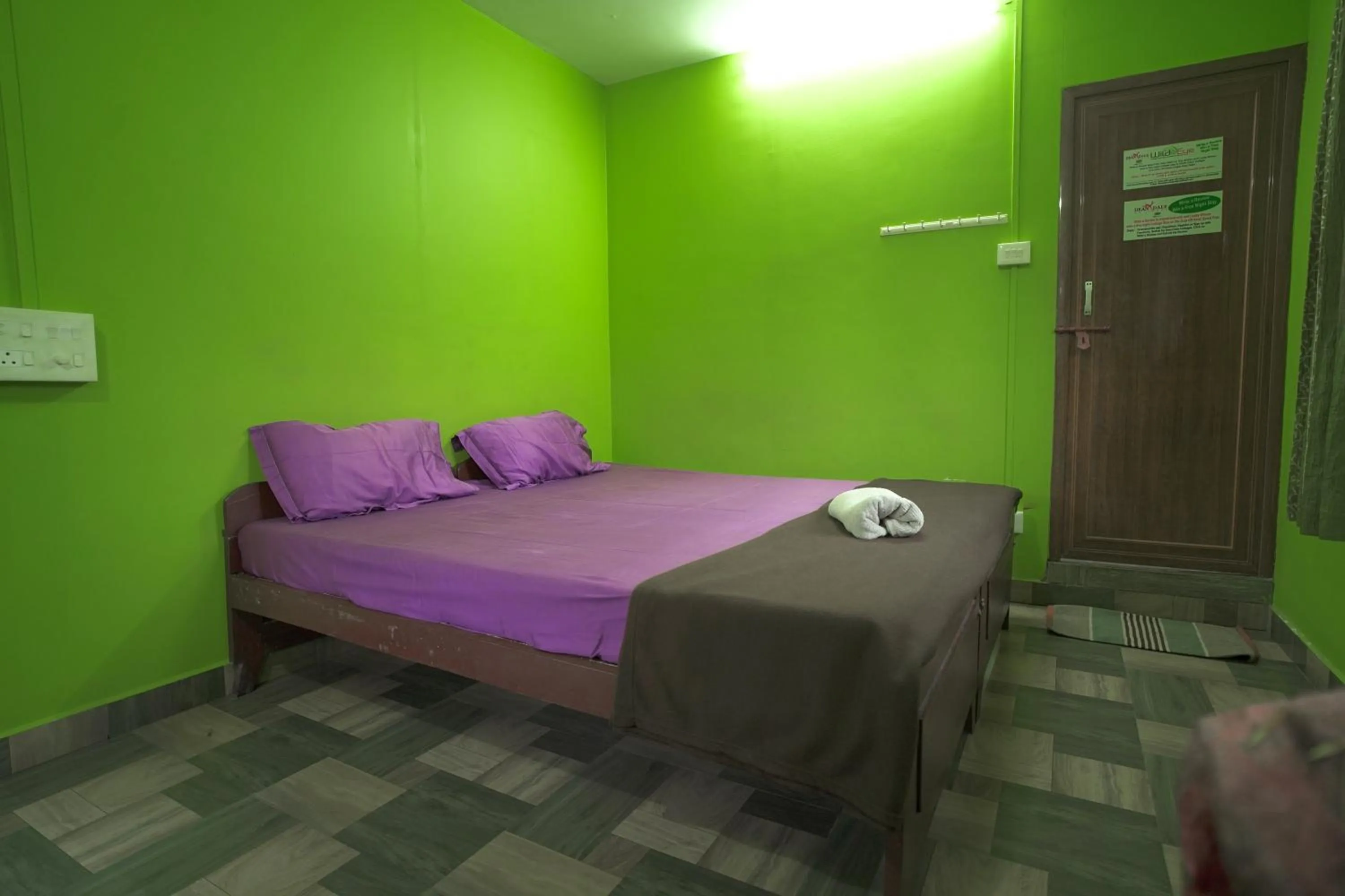 Bed in Dean Dale Cottages