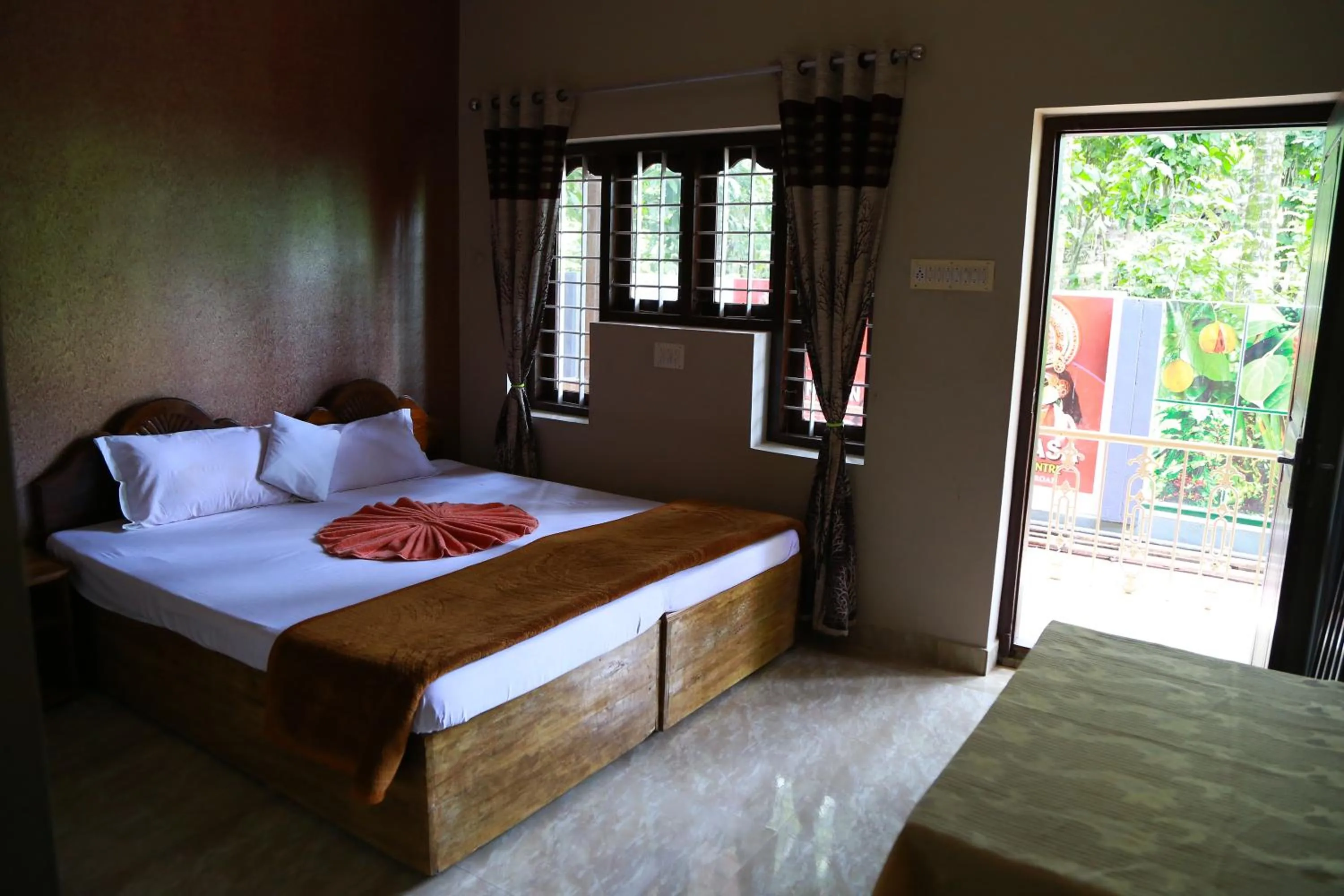 Bed in Dean Dale Cottages