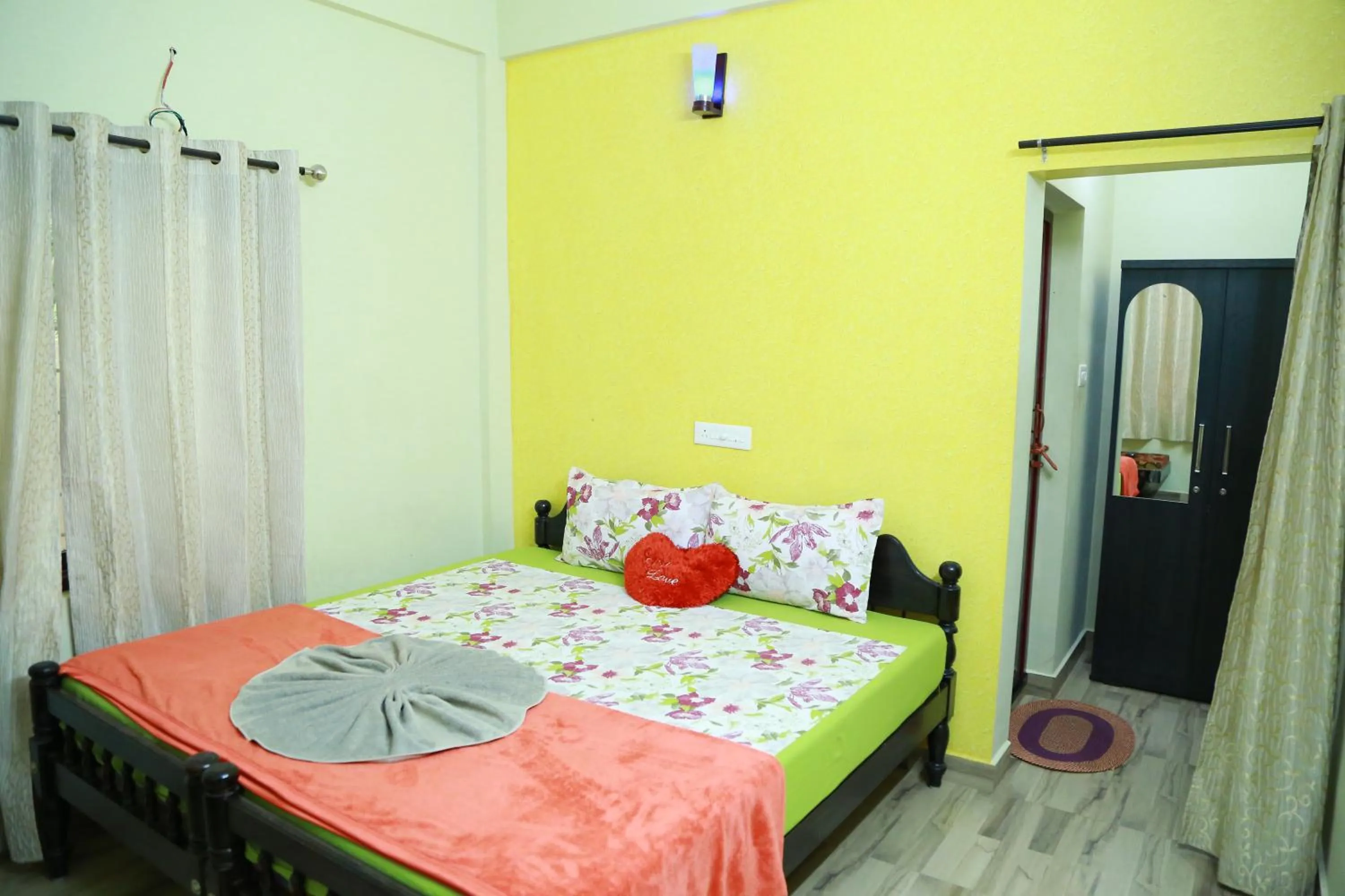 Bed in Dean Dale Cottages