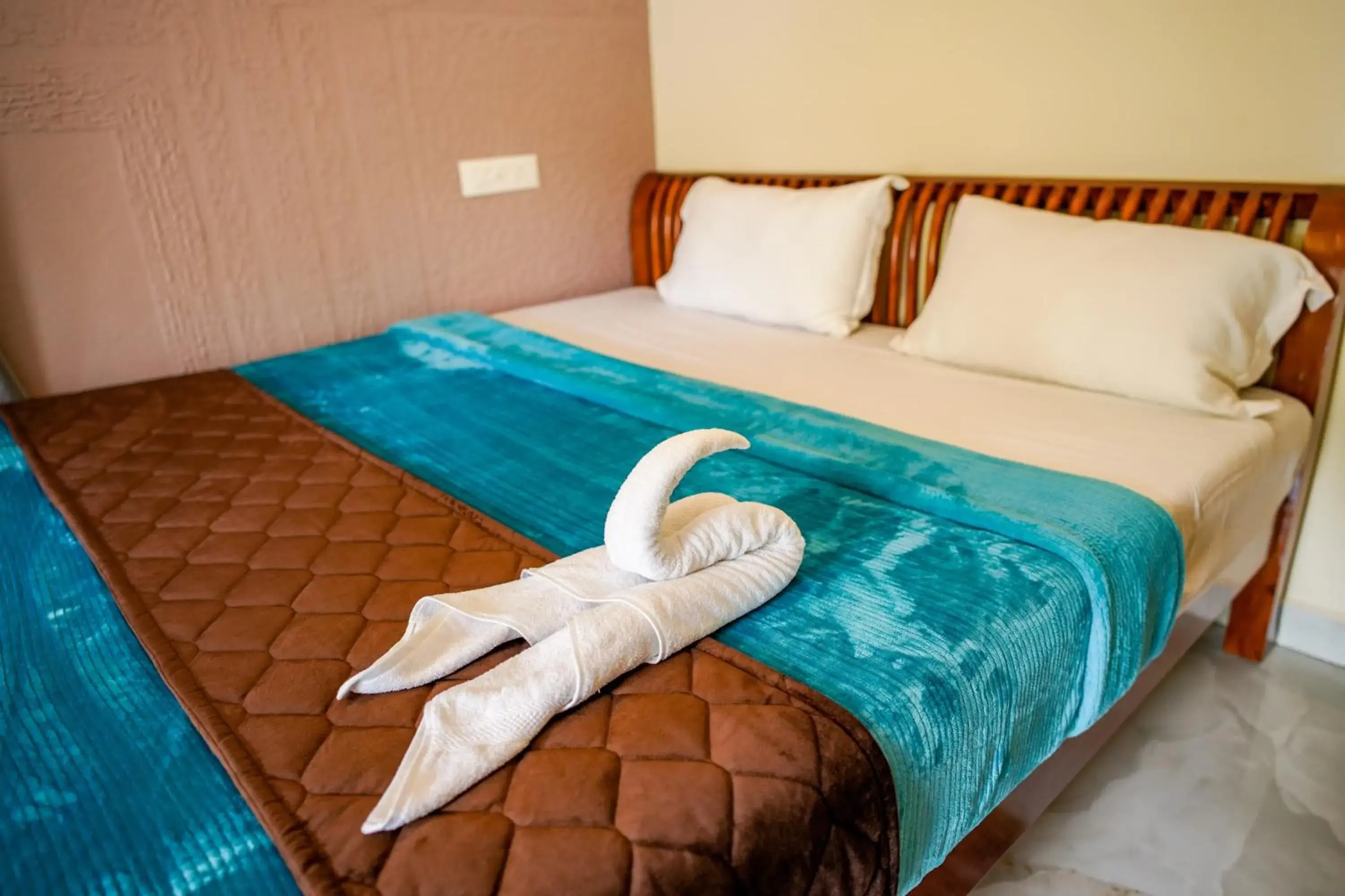 Bed in Dean Dale Cottages Bed in Dean Dale Cottages