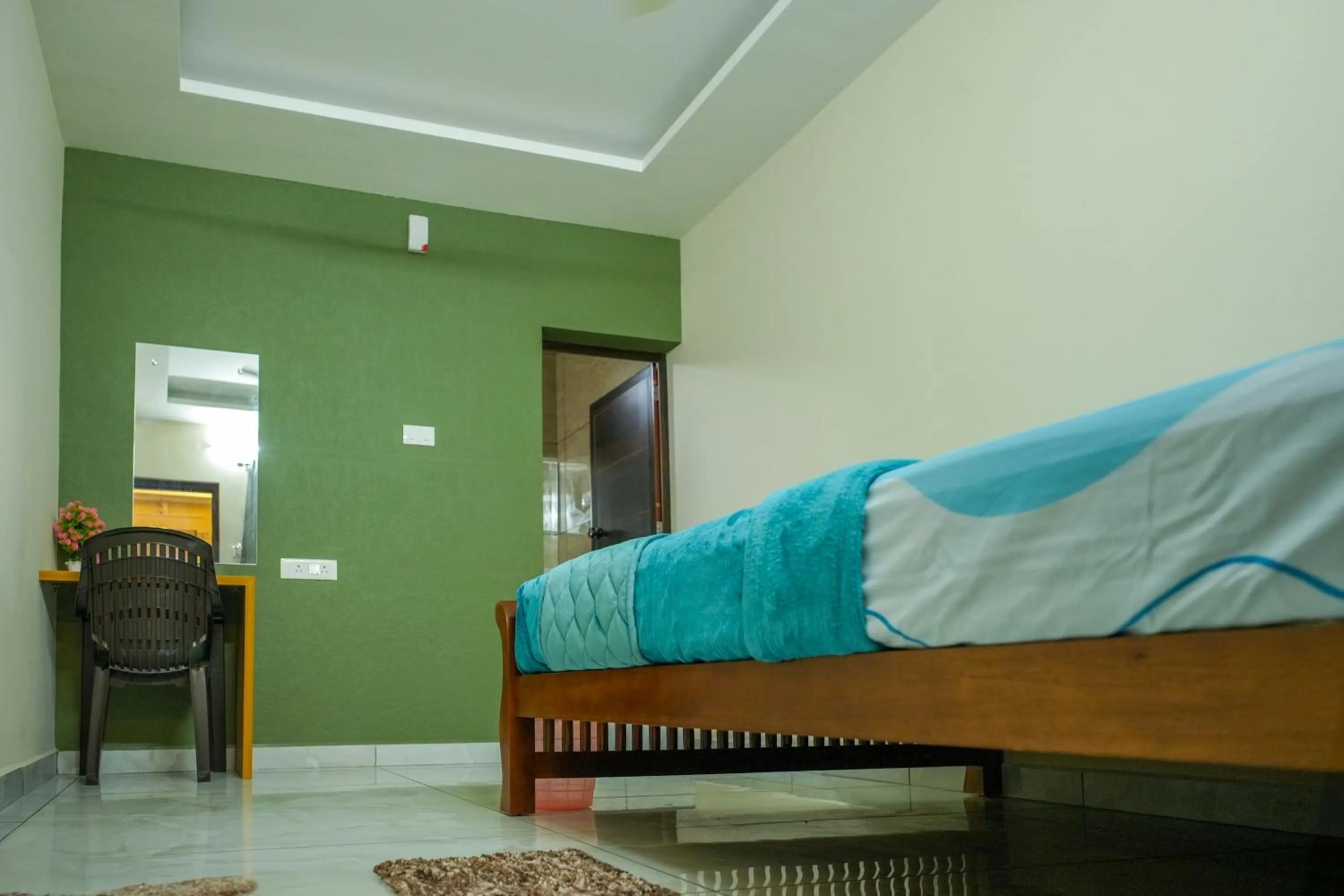 Bed in Dean Dale Cottages