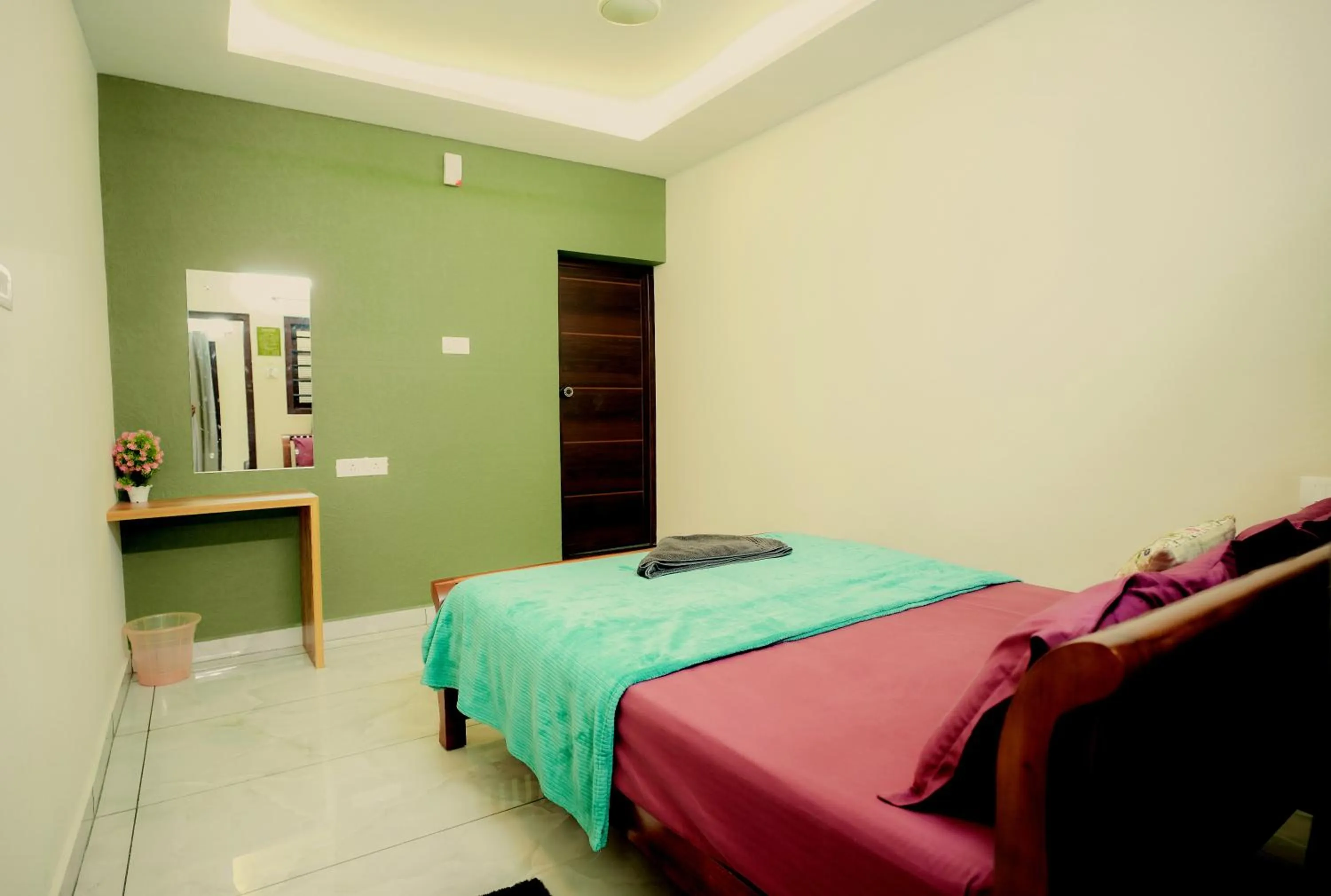 Bed in Dean Dale Cottages