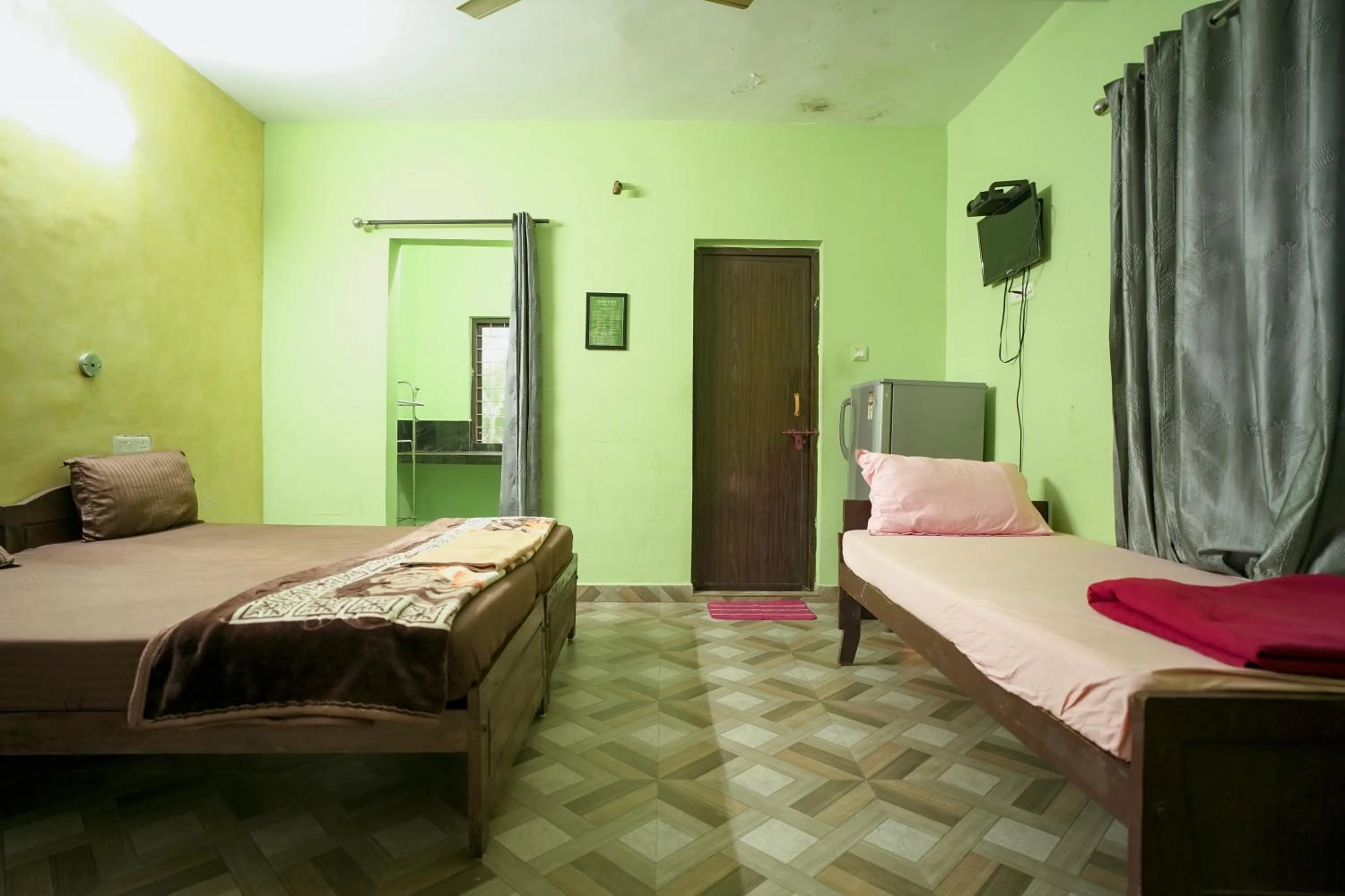 Bed in Dean Dale Cottages