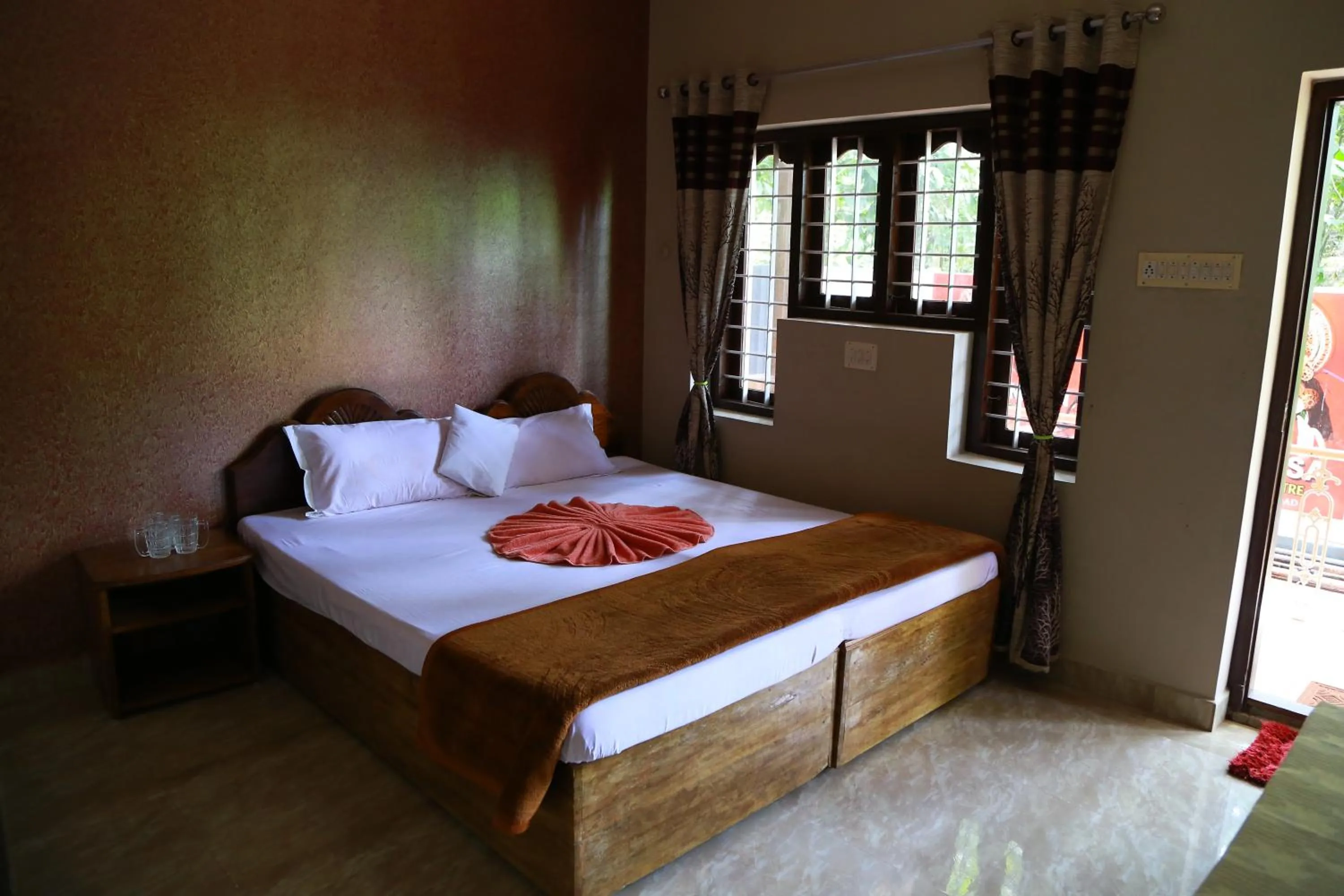 Bed in Dean Dale Cottages