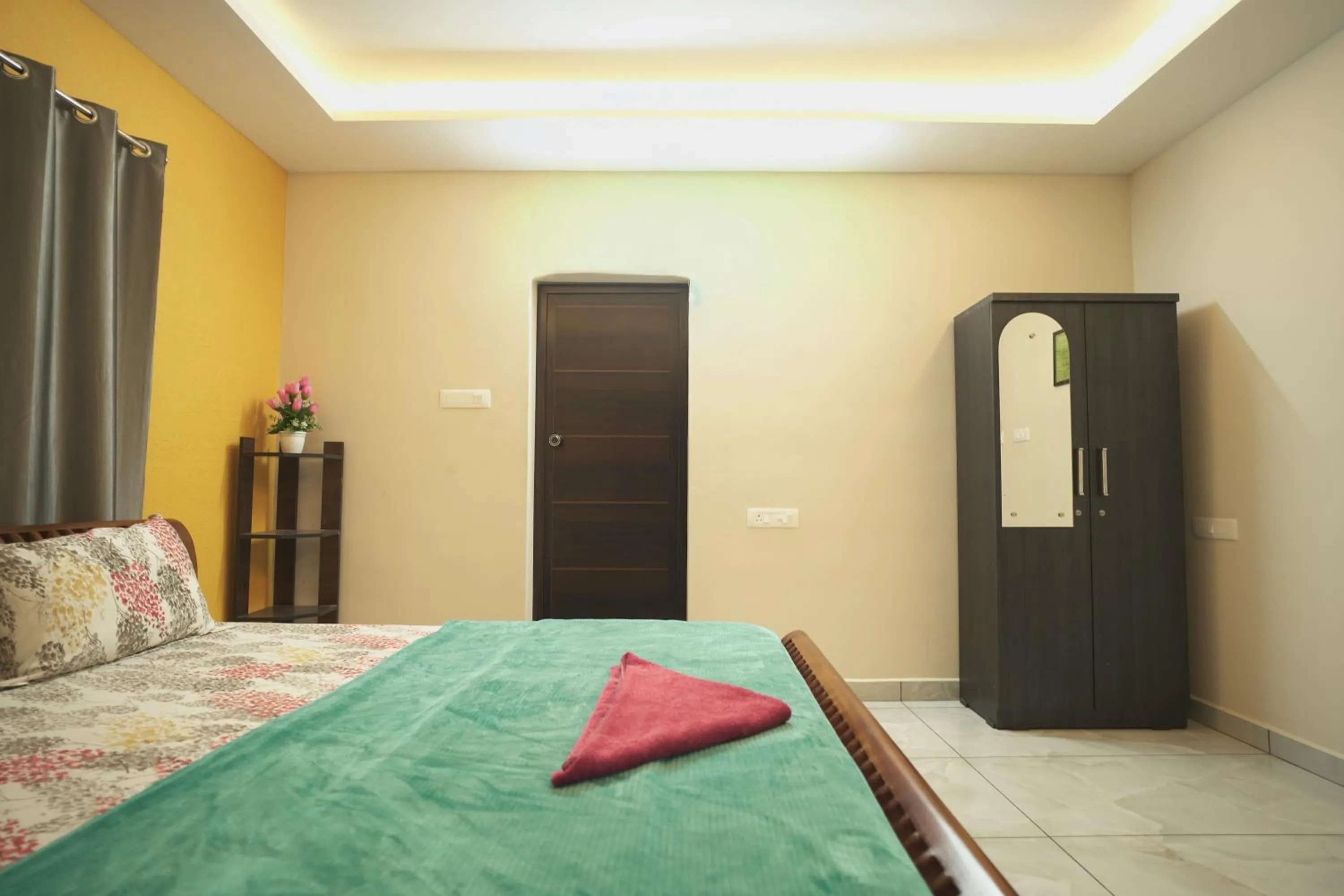 Bed in Dean Dale Cottages