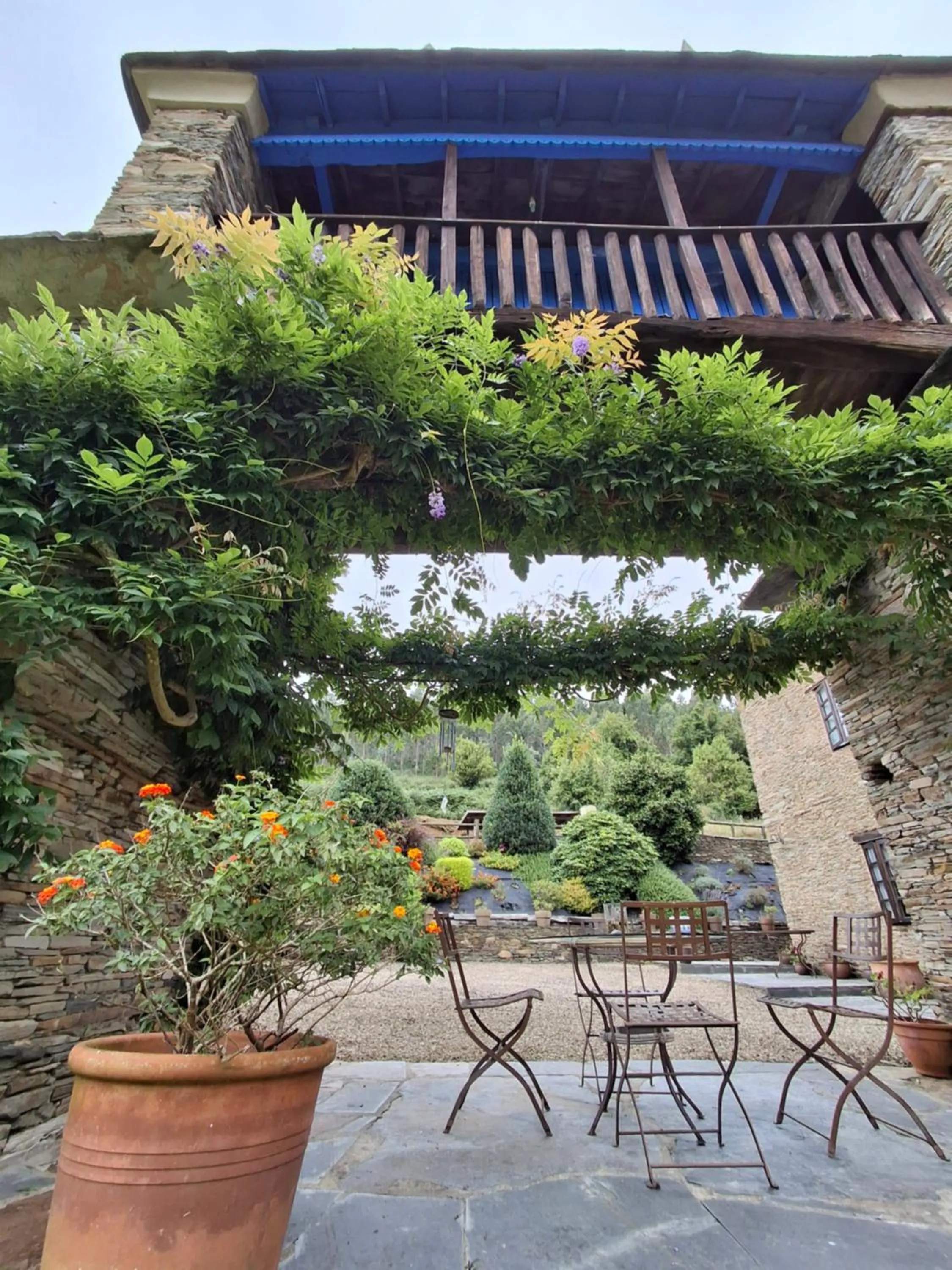 Garden view in Casa Doñano