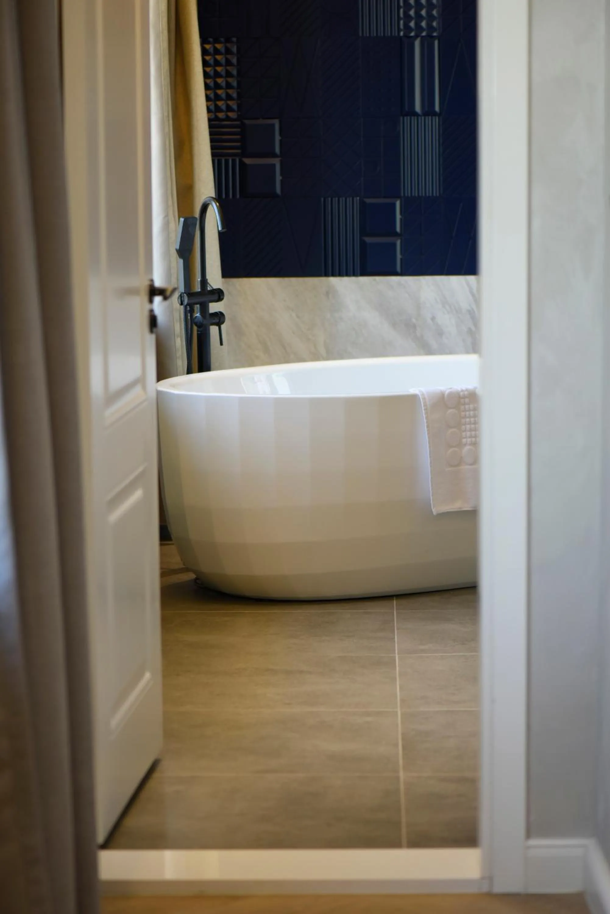 Bathroom, Bed in Ulaanbaatar Hotel