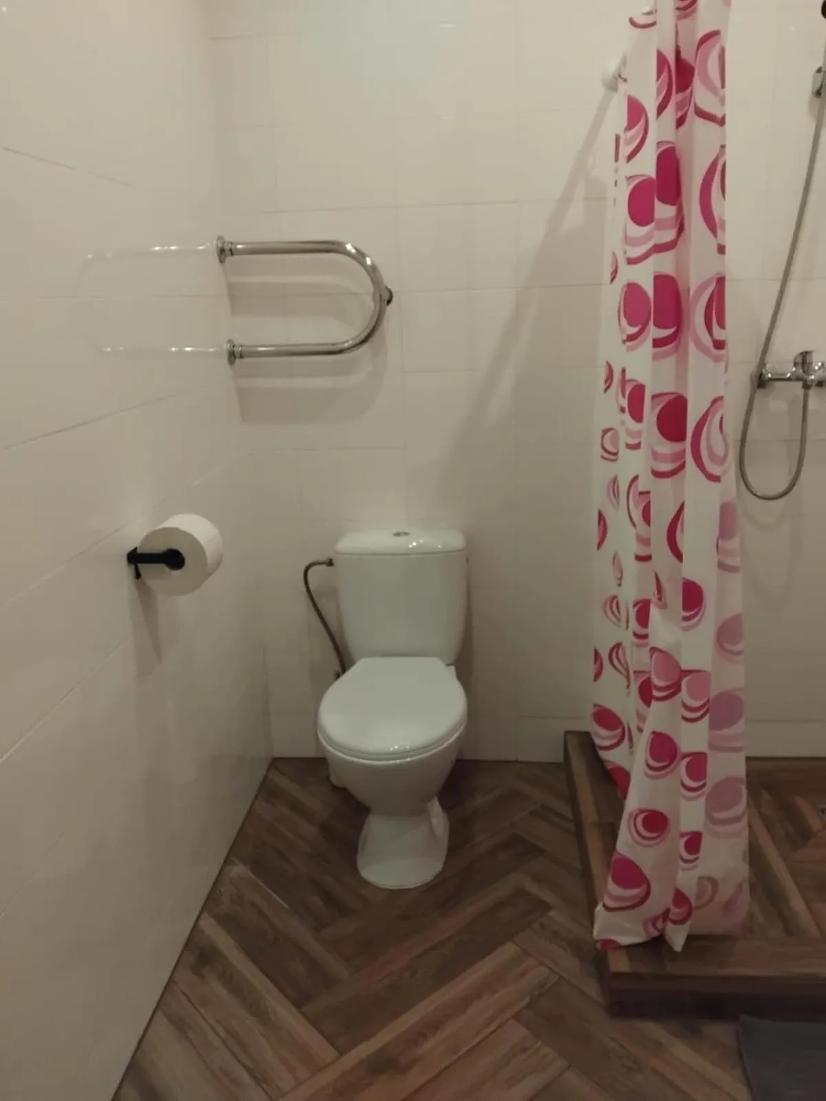 Shower in RVR Smart Apartments Riga with Free Parking and Self Check-in