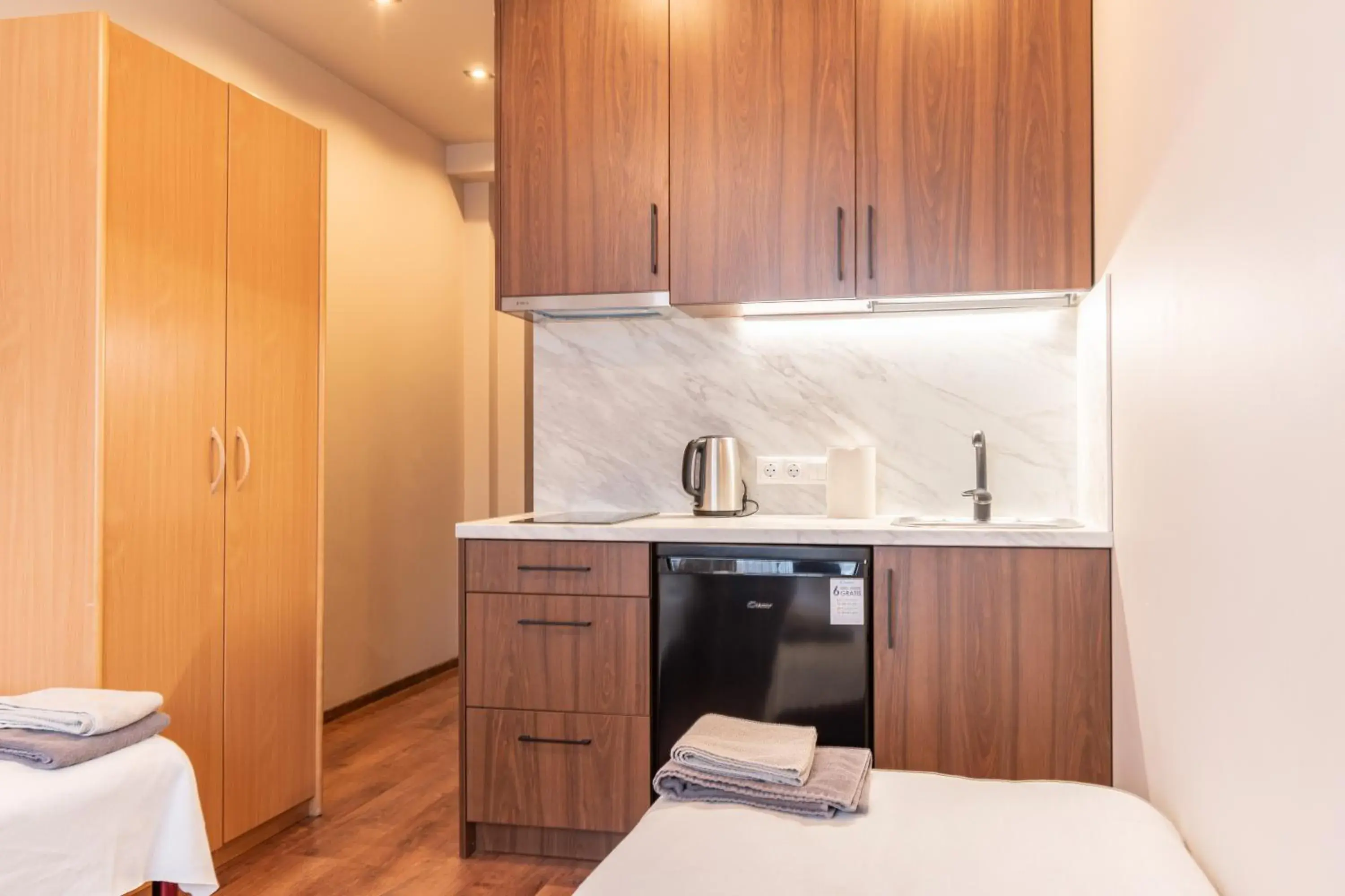 Bedroom in RVR Smart Apartments Riga with Free Parking and Self Check-in Bedroom in RVR Smart Apartments Riga with Free Parking and Self Check-in