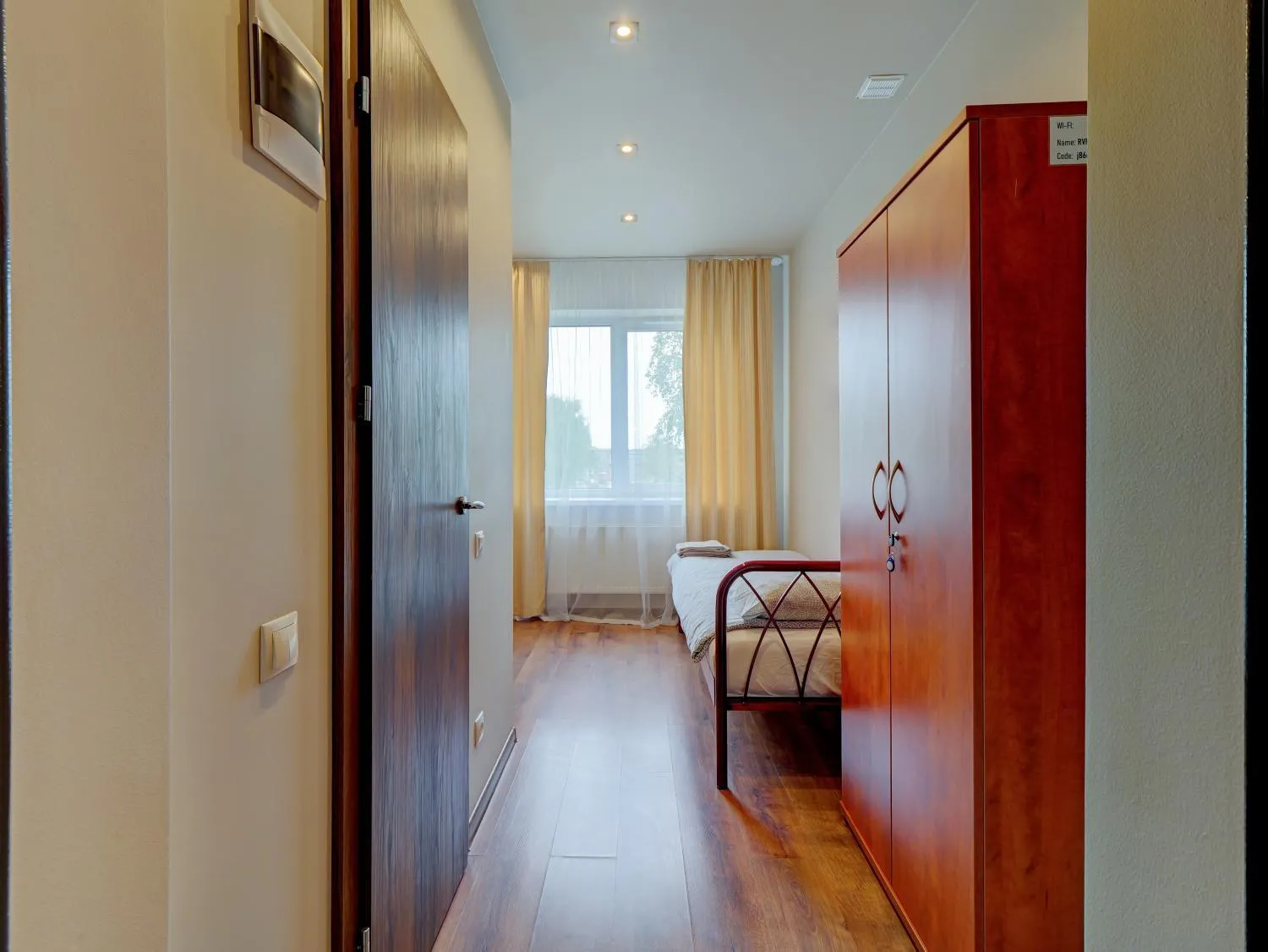 Bed in RVR Smart Apartments Riga with Free Parking and Self Check-in