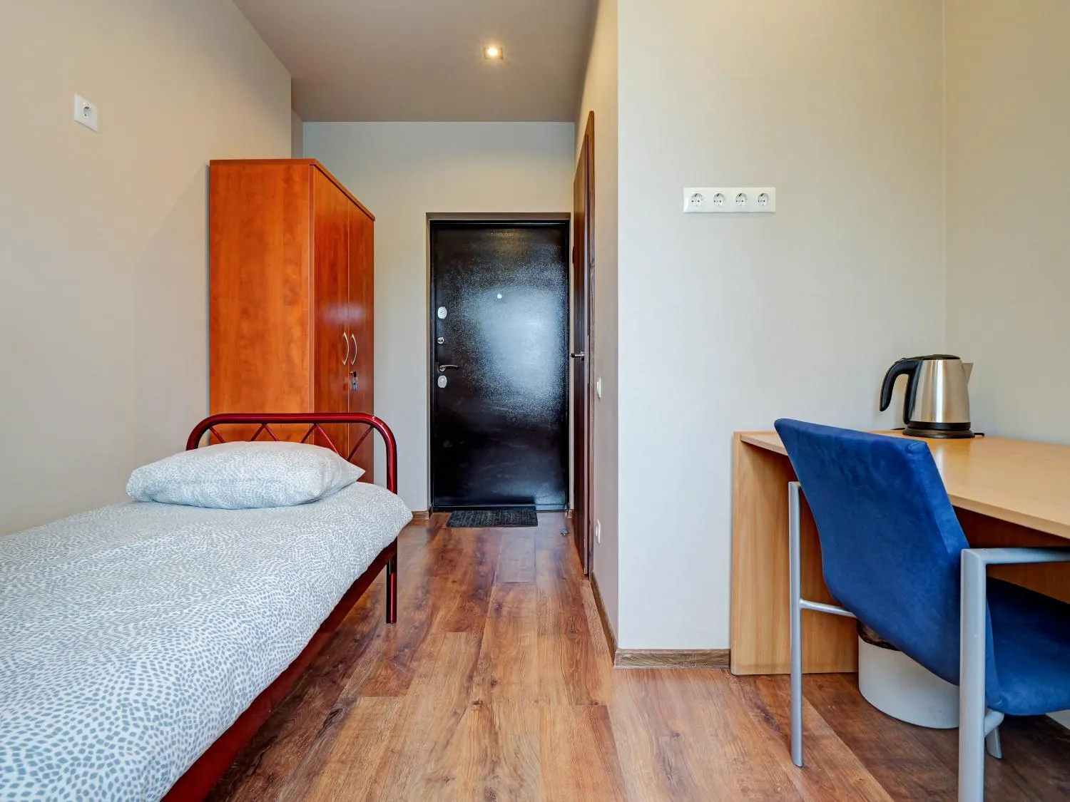 Photo of the whole room, Bed in RVR Smart Apartments Riga with Free Parking and Self Check-in