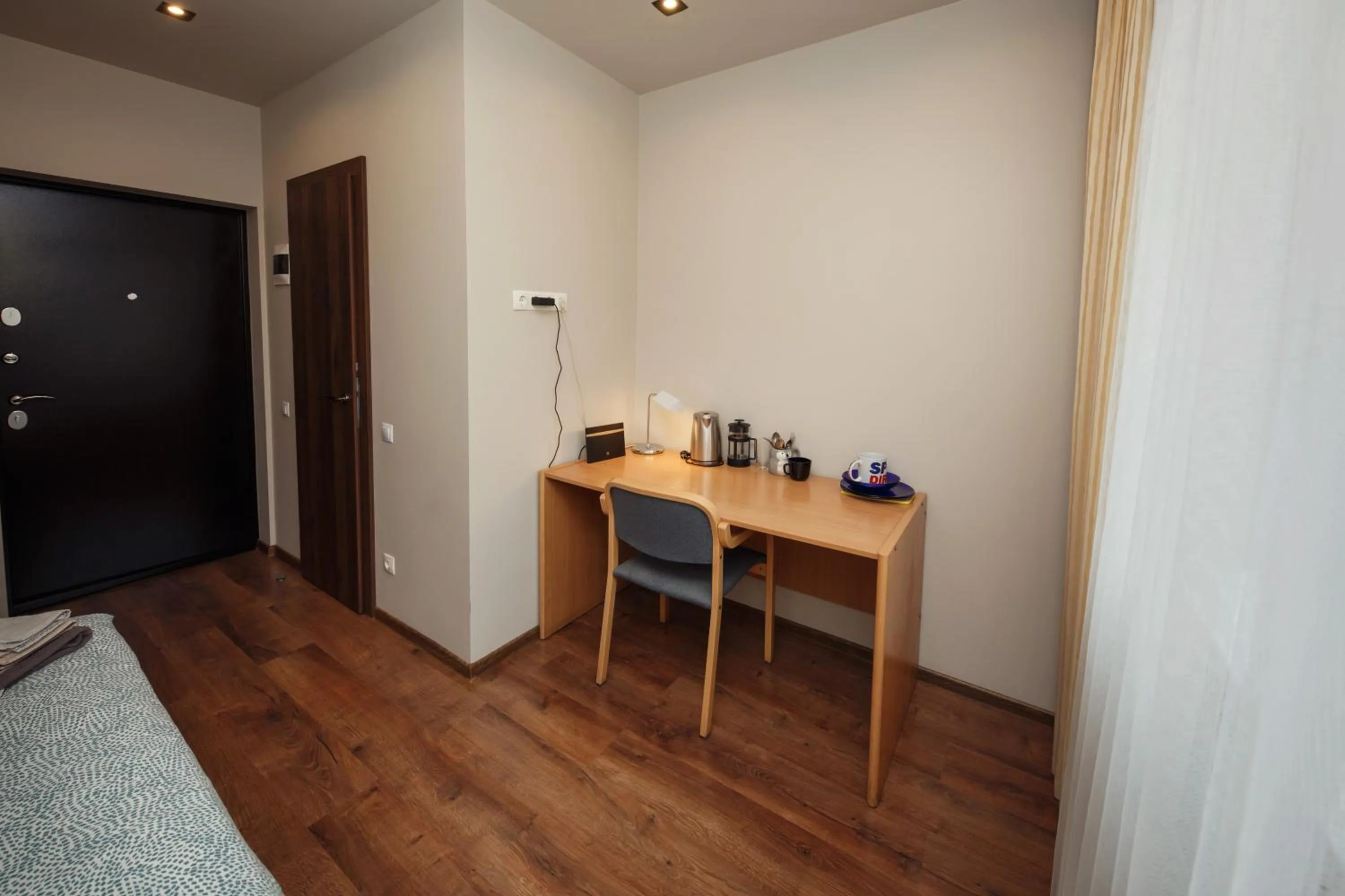 Bedroom in RVR Smart Apartments Riga with Free Parking and Self Check-in