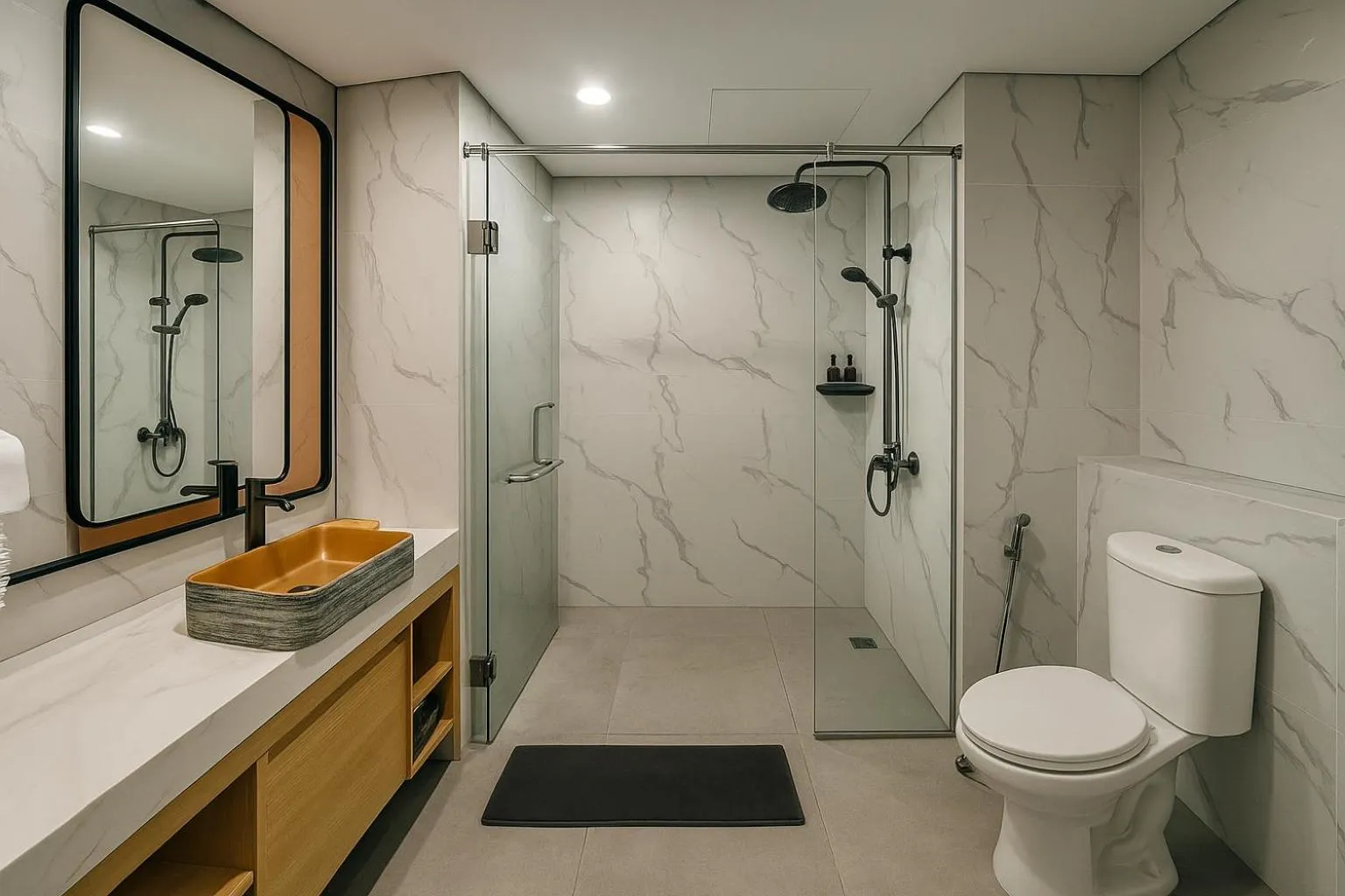 Shower in Anaya Hotel Canggu