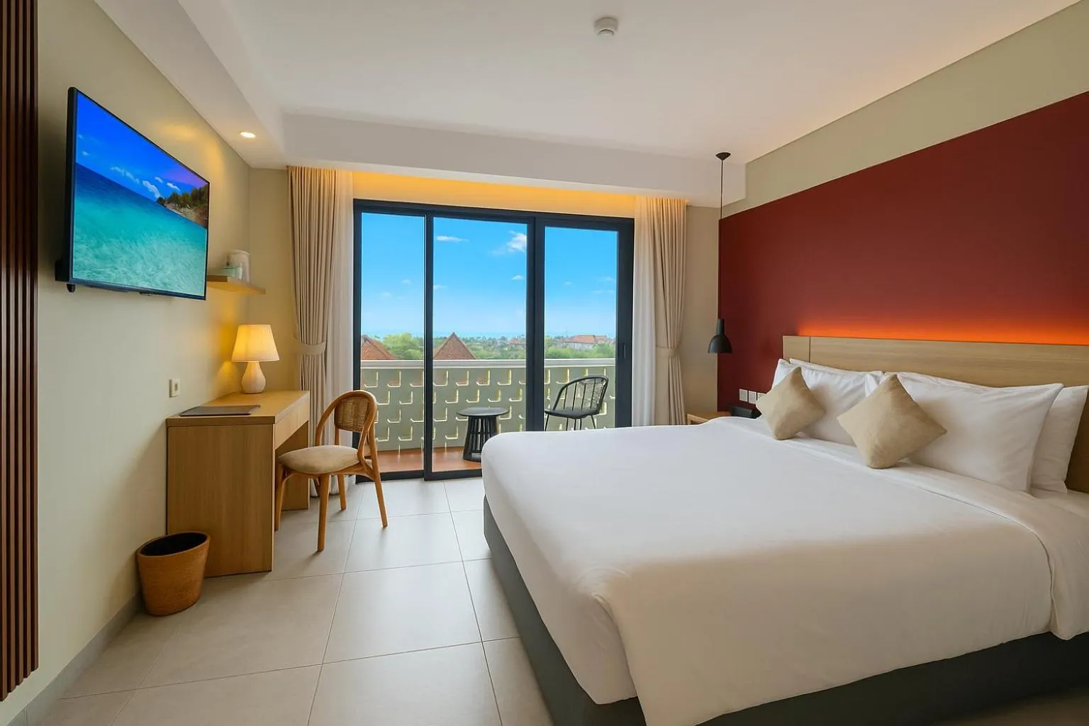 Bed in Anaya Hotel Canggu