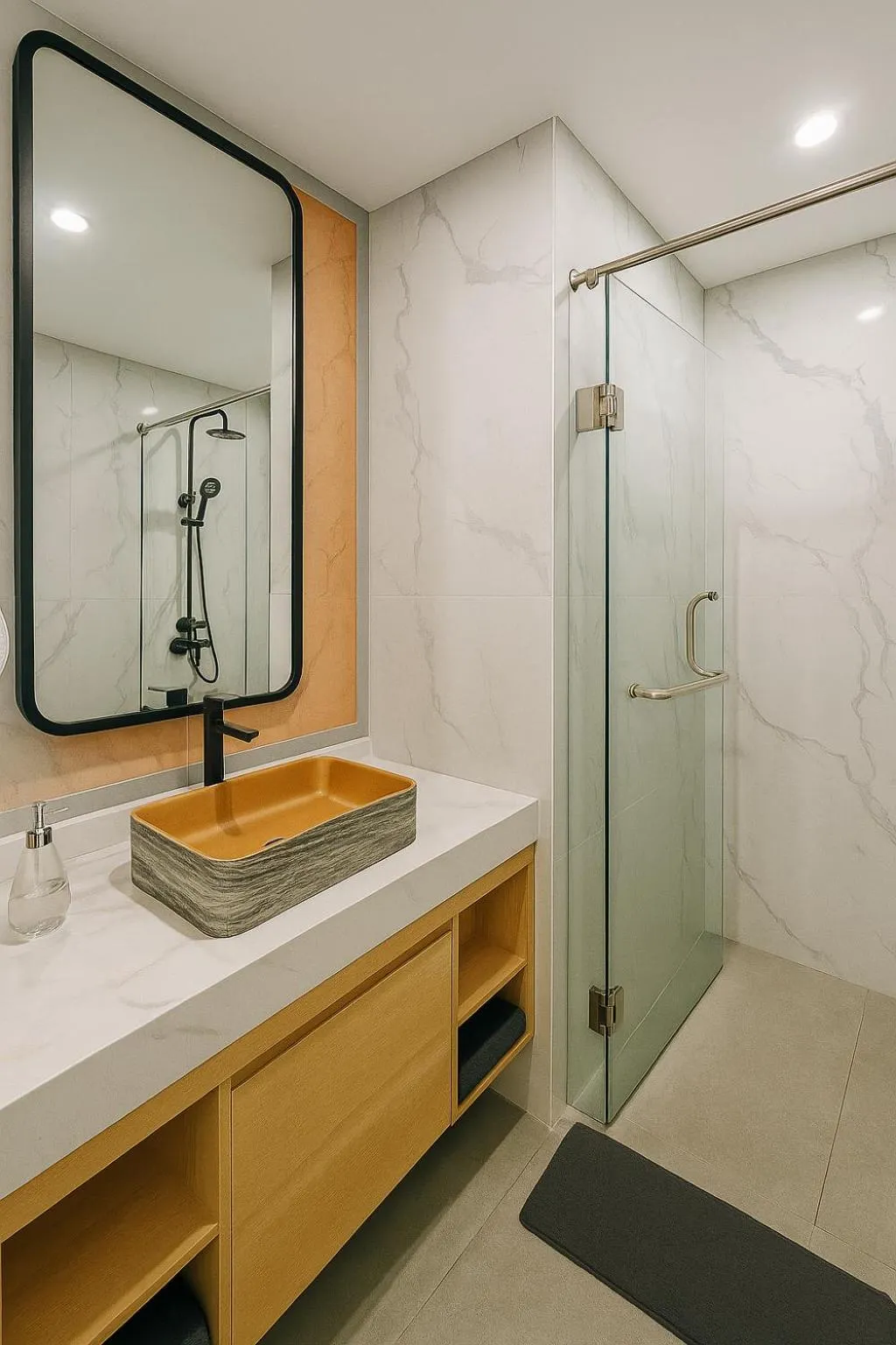 Shower in Anaya Hotel Canggu