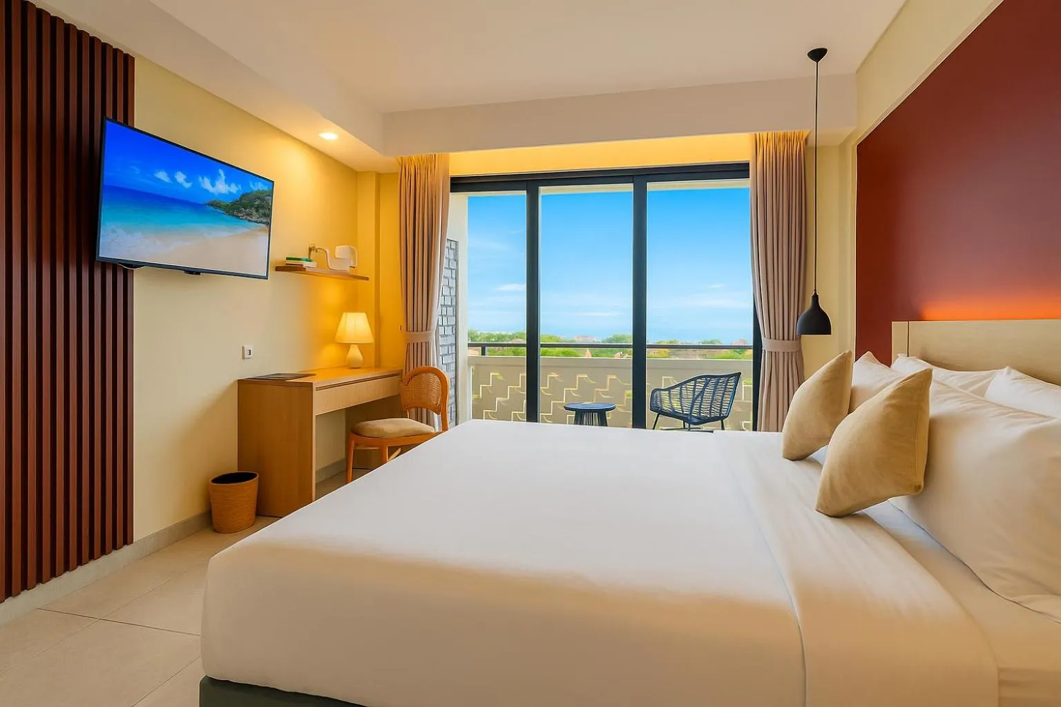 Bed in Anaya Hotel Canggu