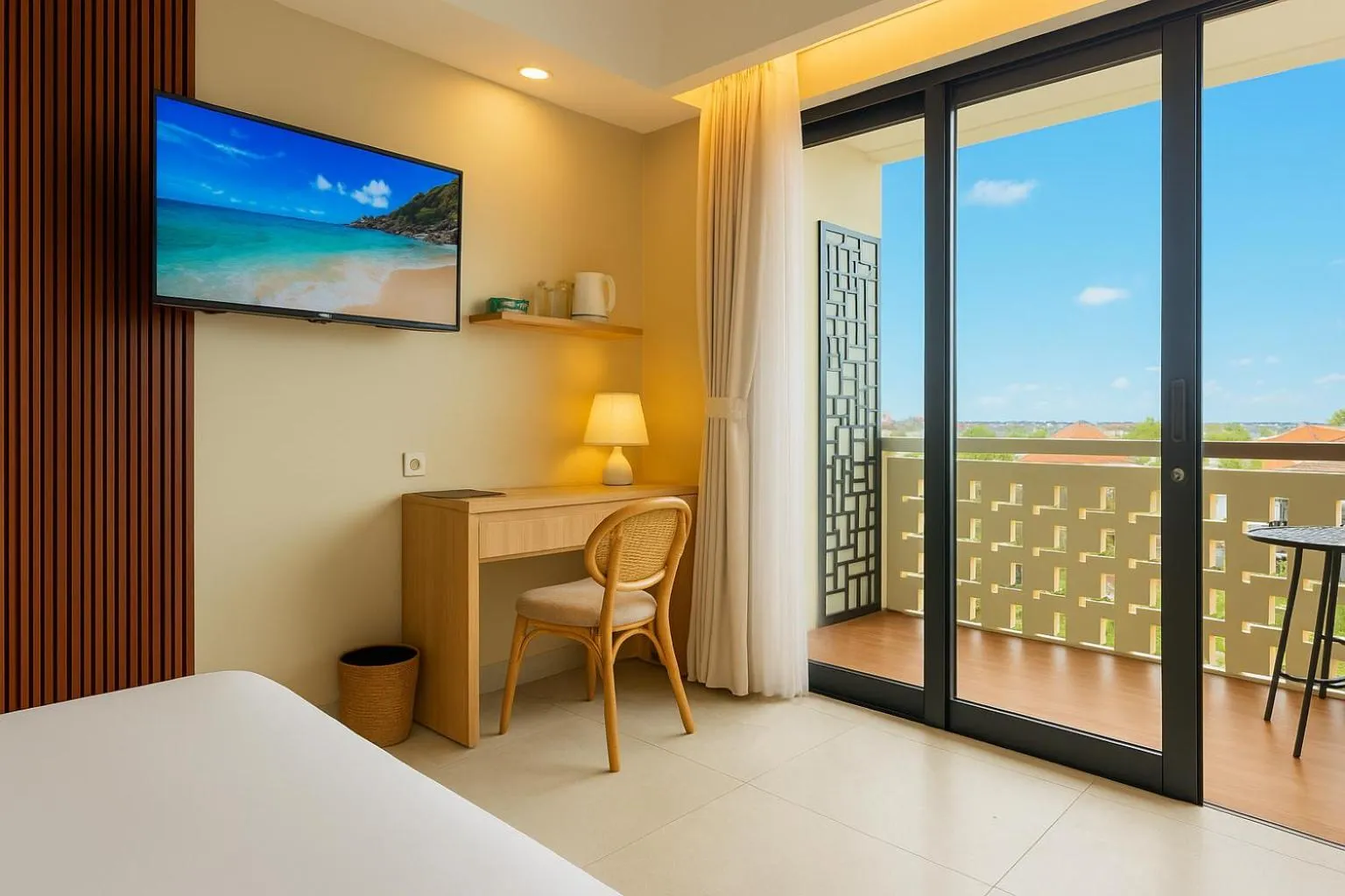 Bed in Anaya Hotel Canggu