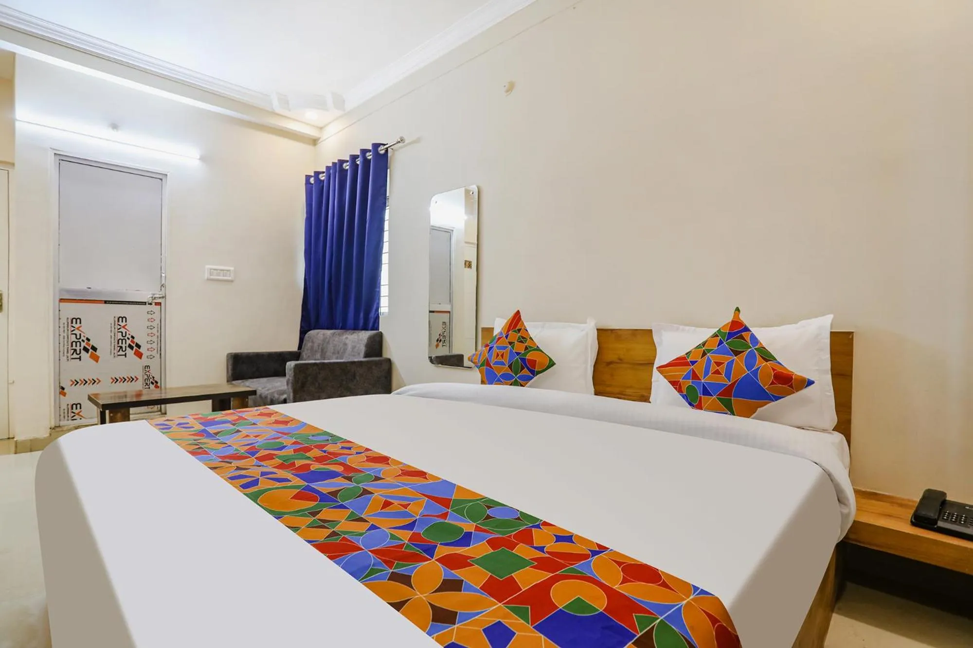 Bed in FabHotel Sonnet Inns