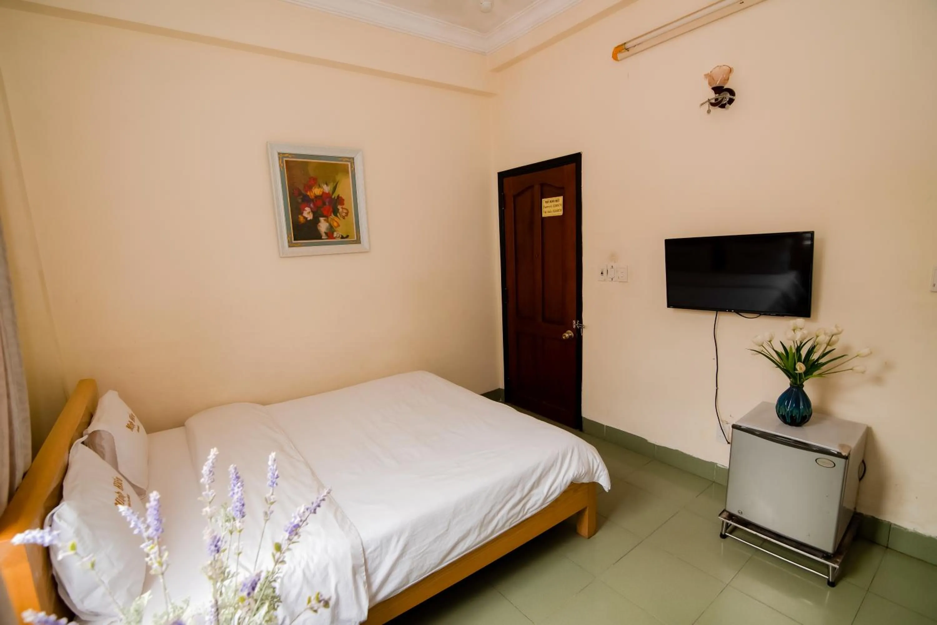 Bed in Minh Hiếu Hotel