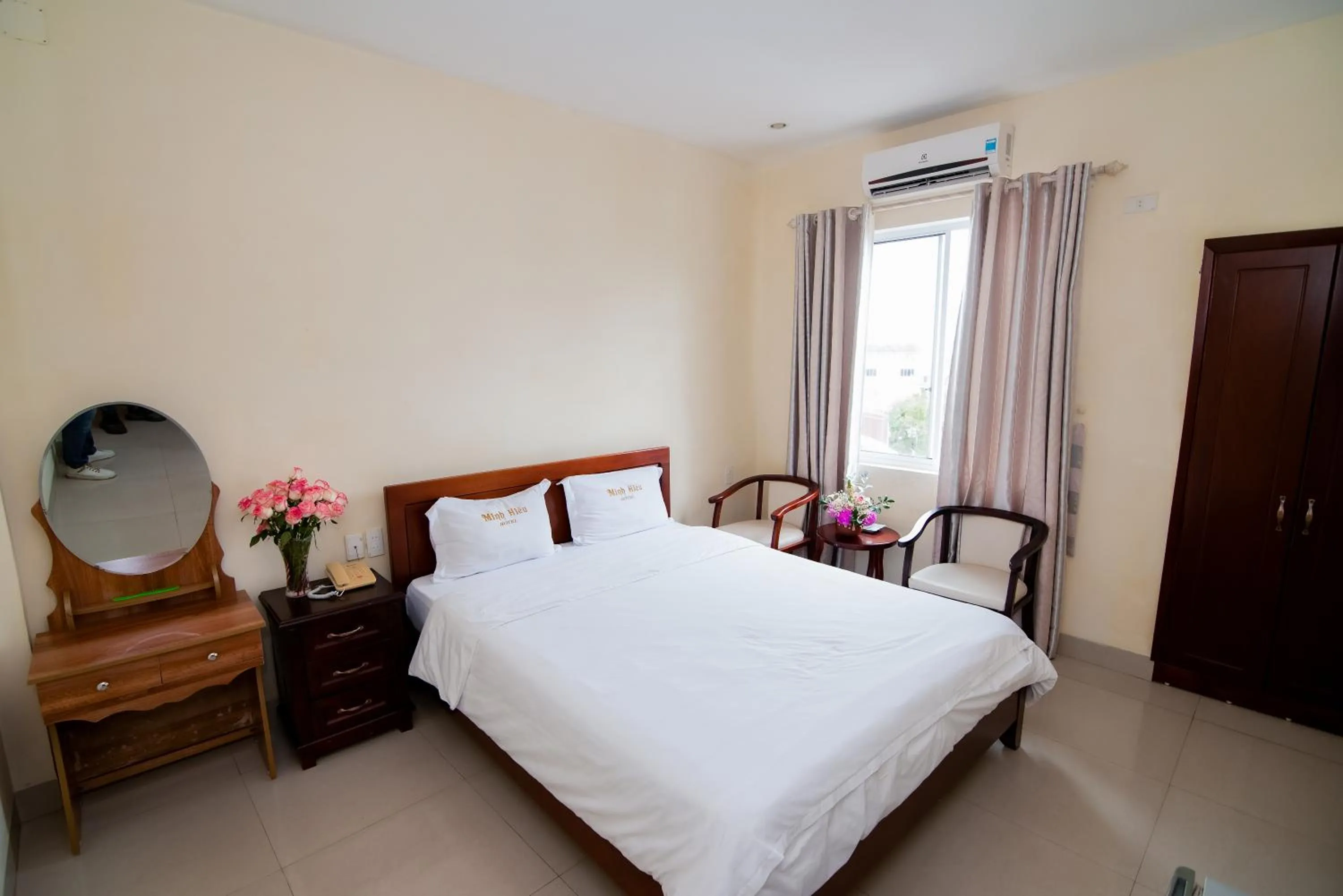 Bed in Minh Hiếu Hotel