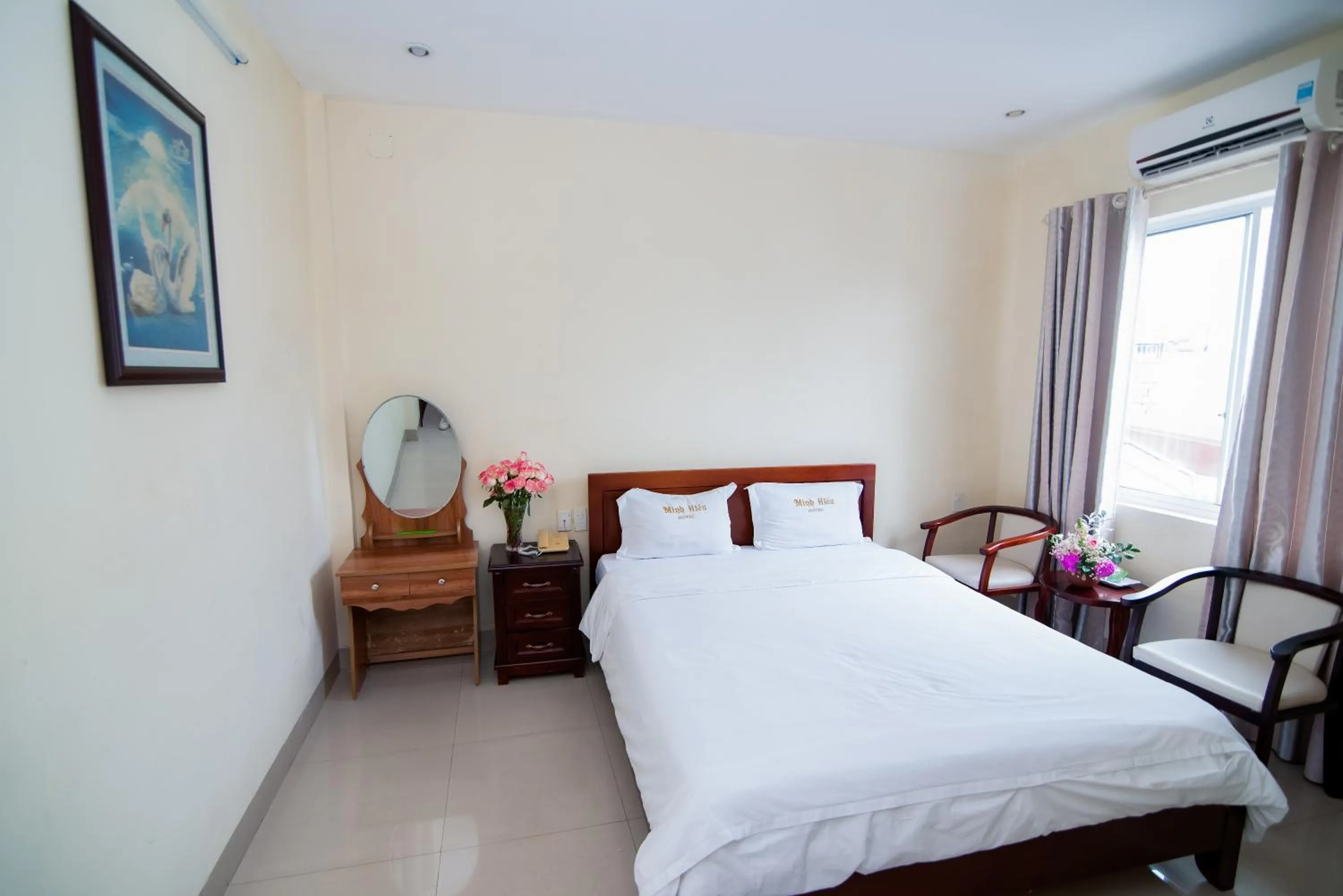 Bed in Minh Hiếu Hotel