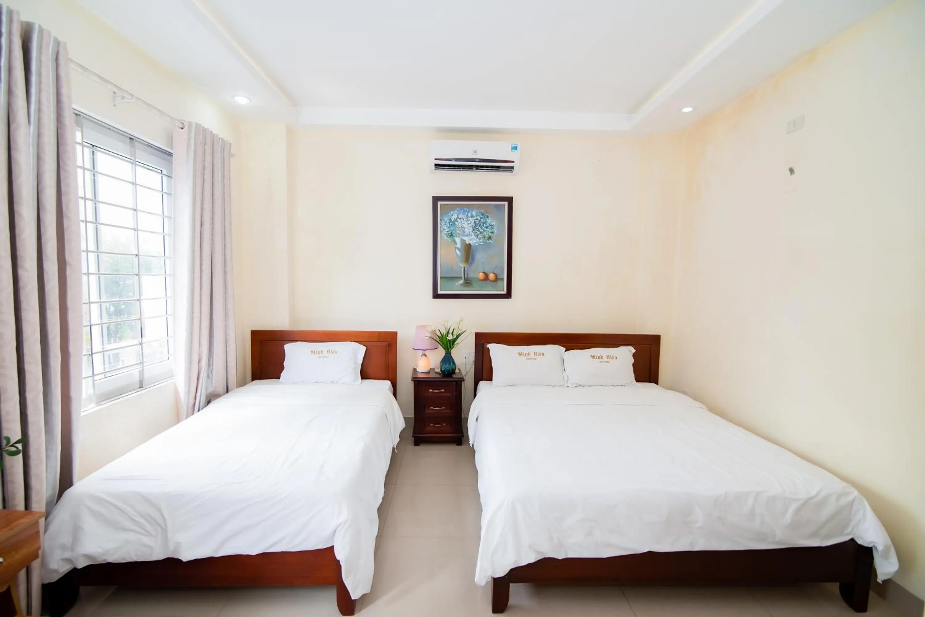 Bed in Minh Hiếu Hotel