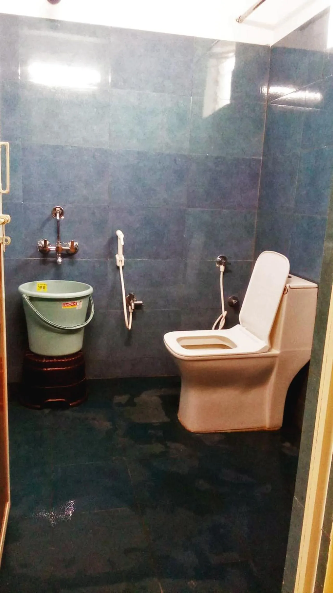 Bathroom in Udupi Deluxe Lodge Gulbarga