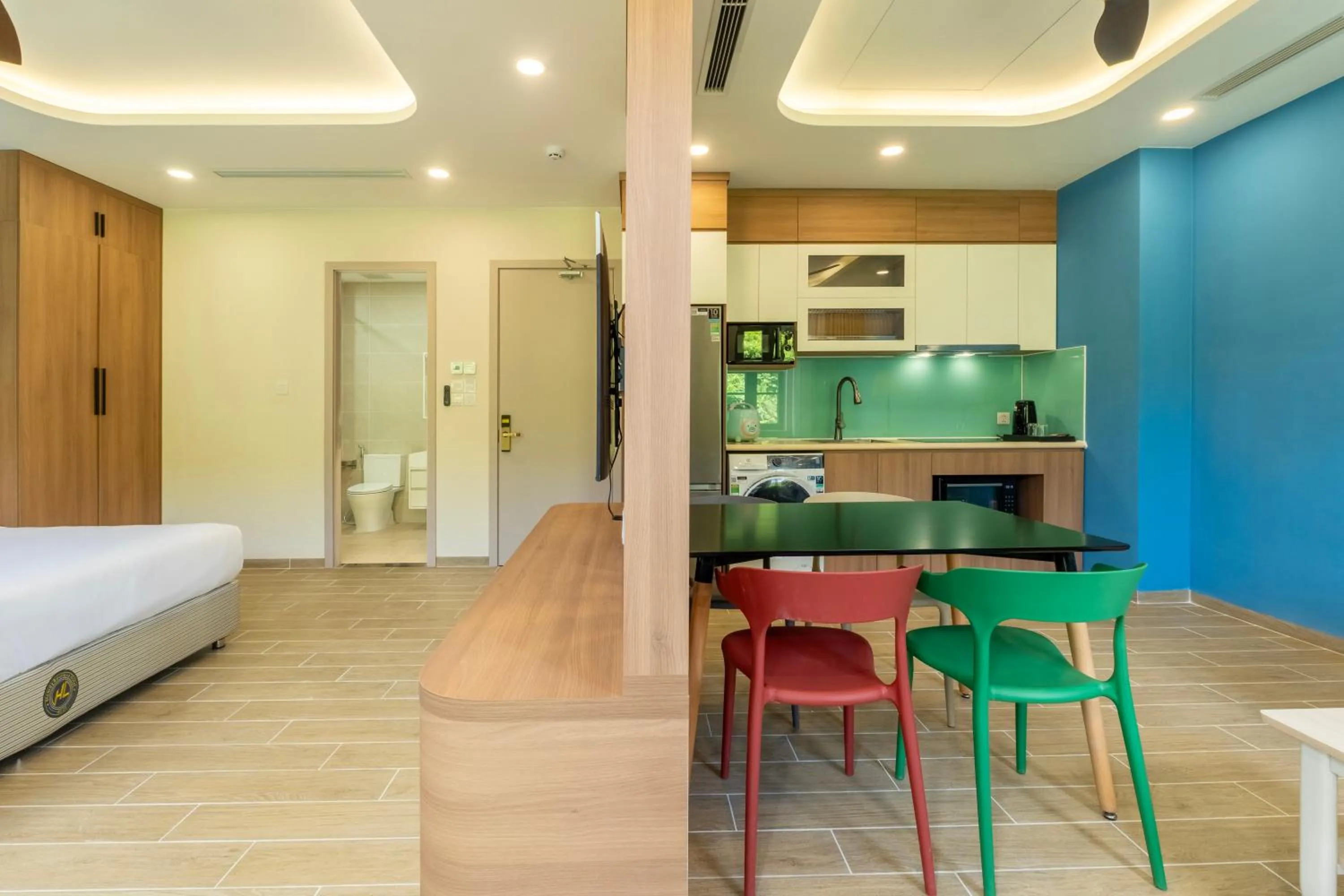 Bed in HL Melody Boutique Hotel