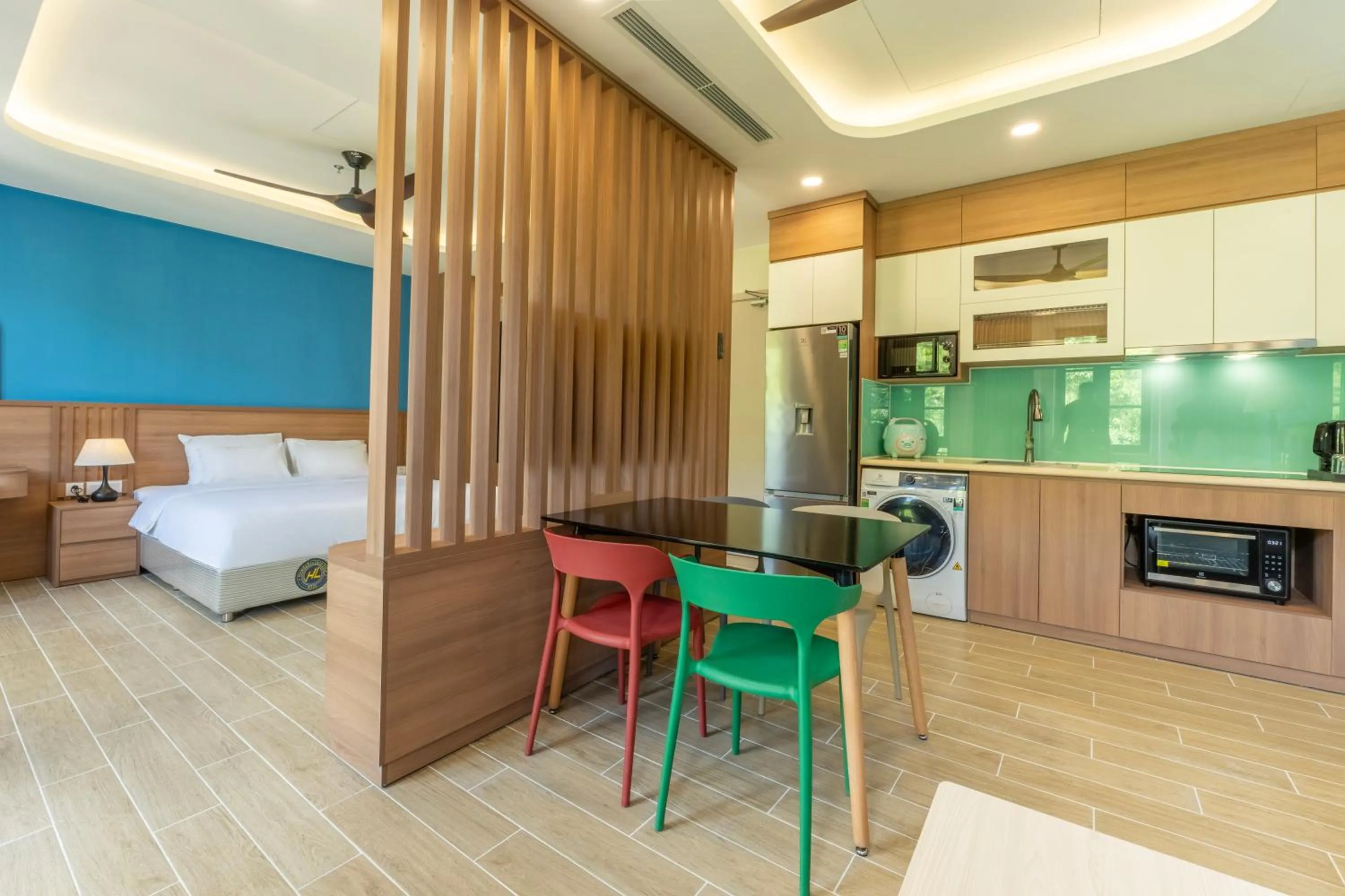 Kitchen or kitchenette in HL Melody Boutique Hotel