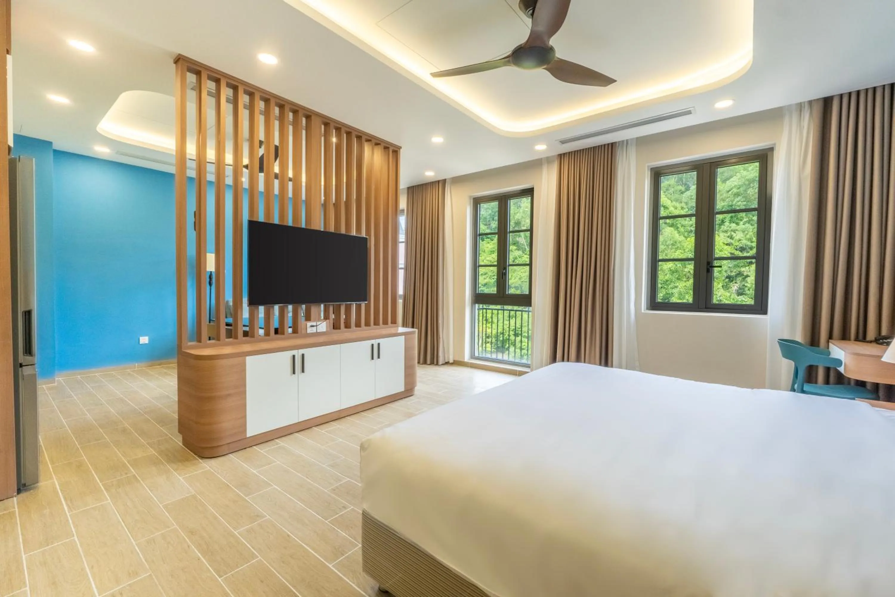 Bed in HL Melody Boutique Hotel