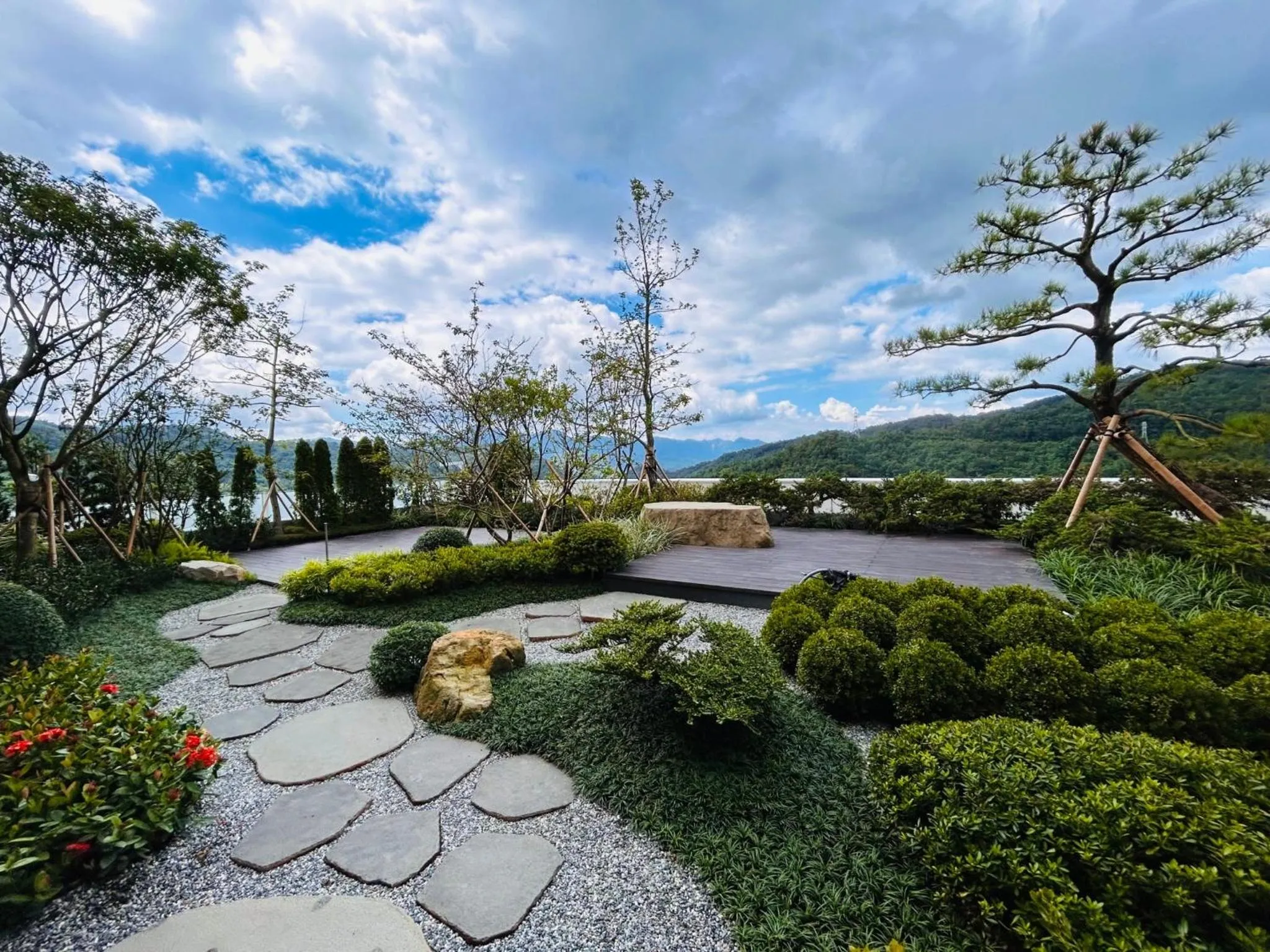 On site in Grand Hilai Sun Moon Lake