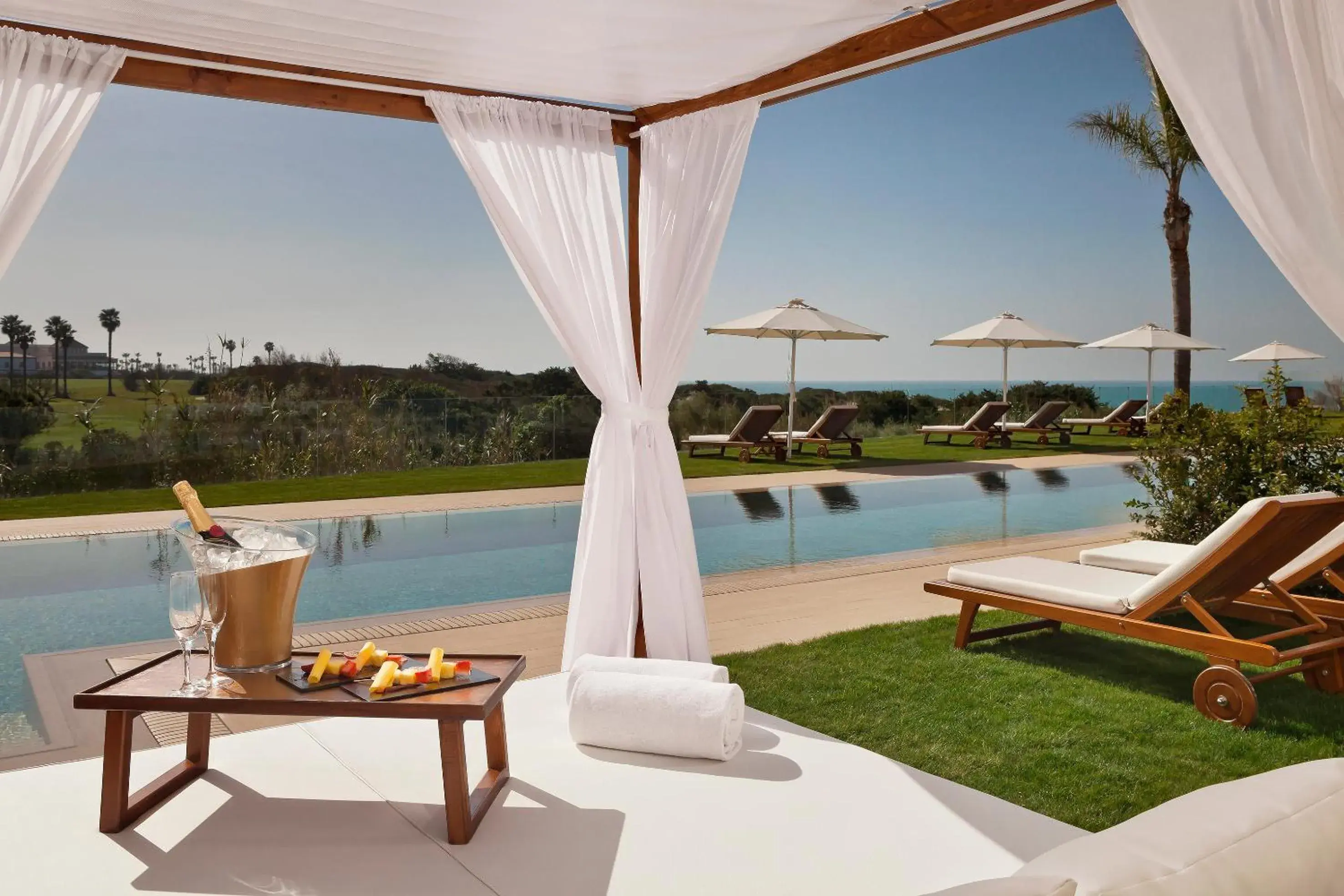 Bedroom in Palacio de Sancti Petri, a Gran Meliá - The Leading Hotels of the World Bedroom in Palacio de Sancti Petri, a Gran Meliá - The Leading Hotels of the World