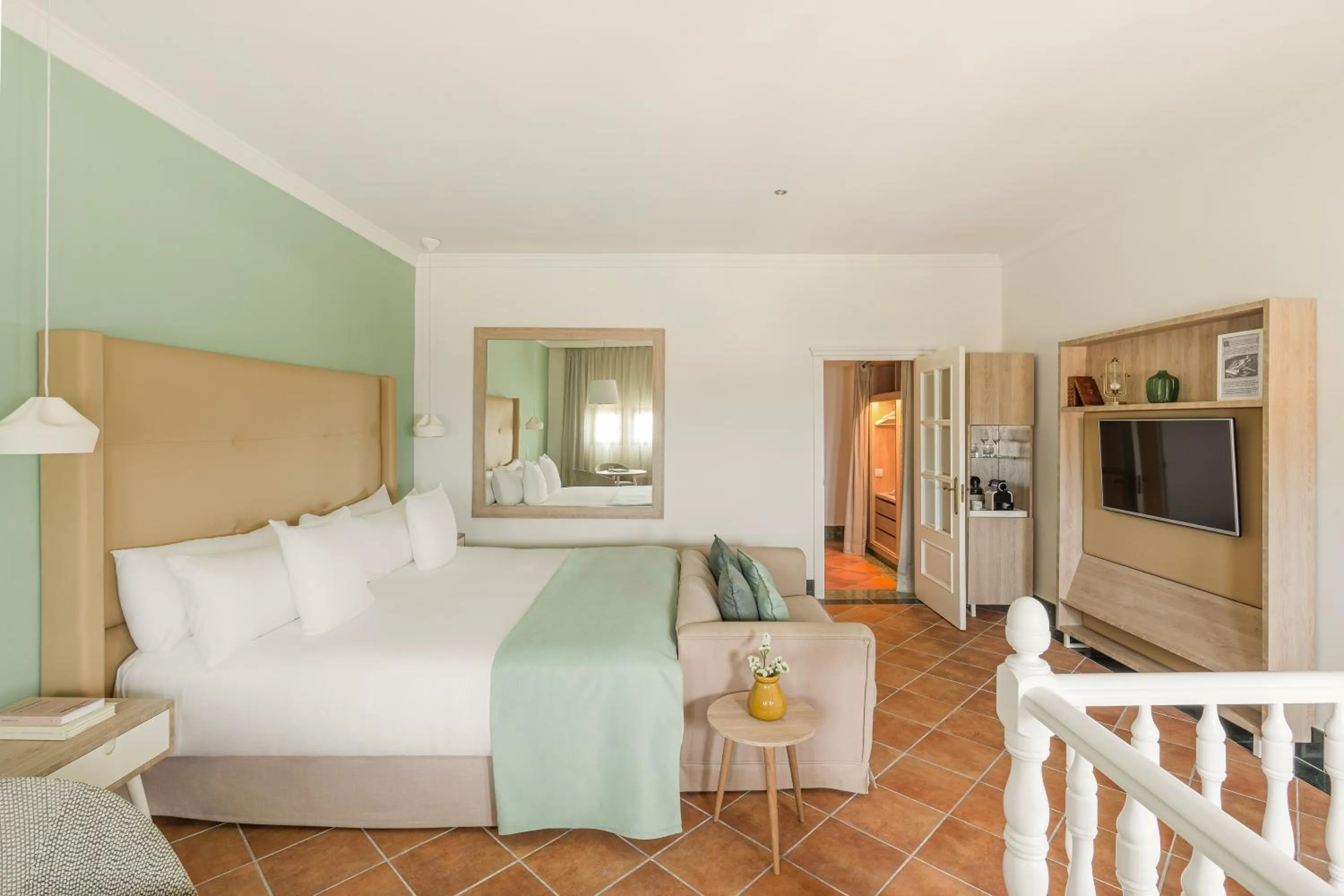 Photo of the whole room, Bed in Palacio de Sancti Petri, a Gran Meliá - The Leading Hotels of the World