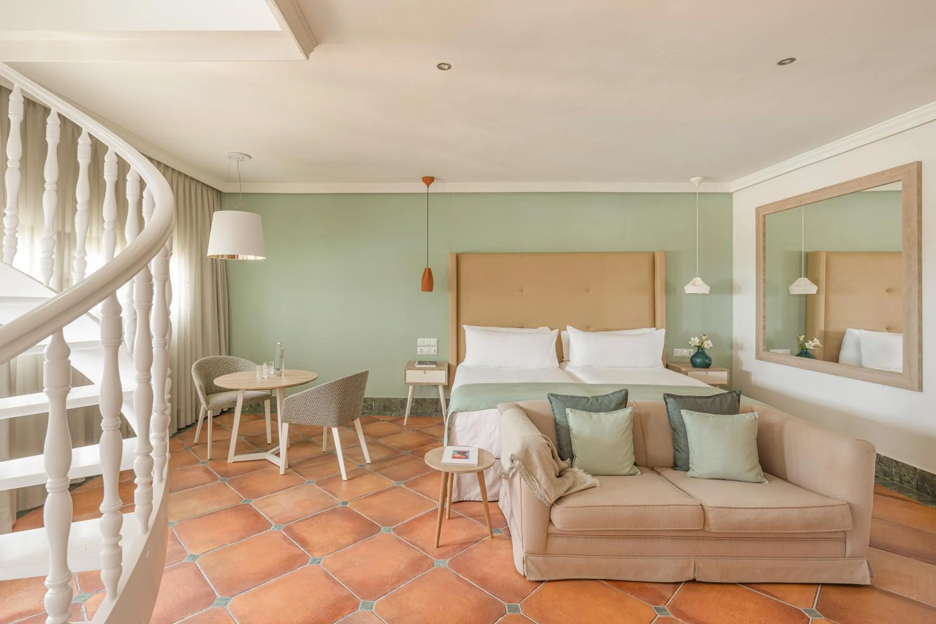 Photo of the whole room, Bed in Palacio de Sancti Petri, a Gran Meliá - The Leading Hotels of the World