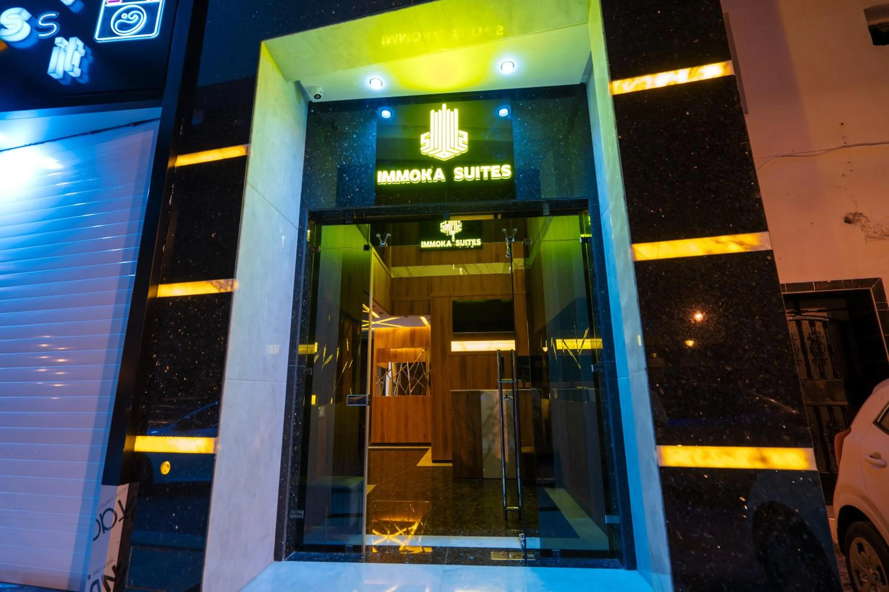 Facade/entrance in IMMOKA SUITEs