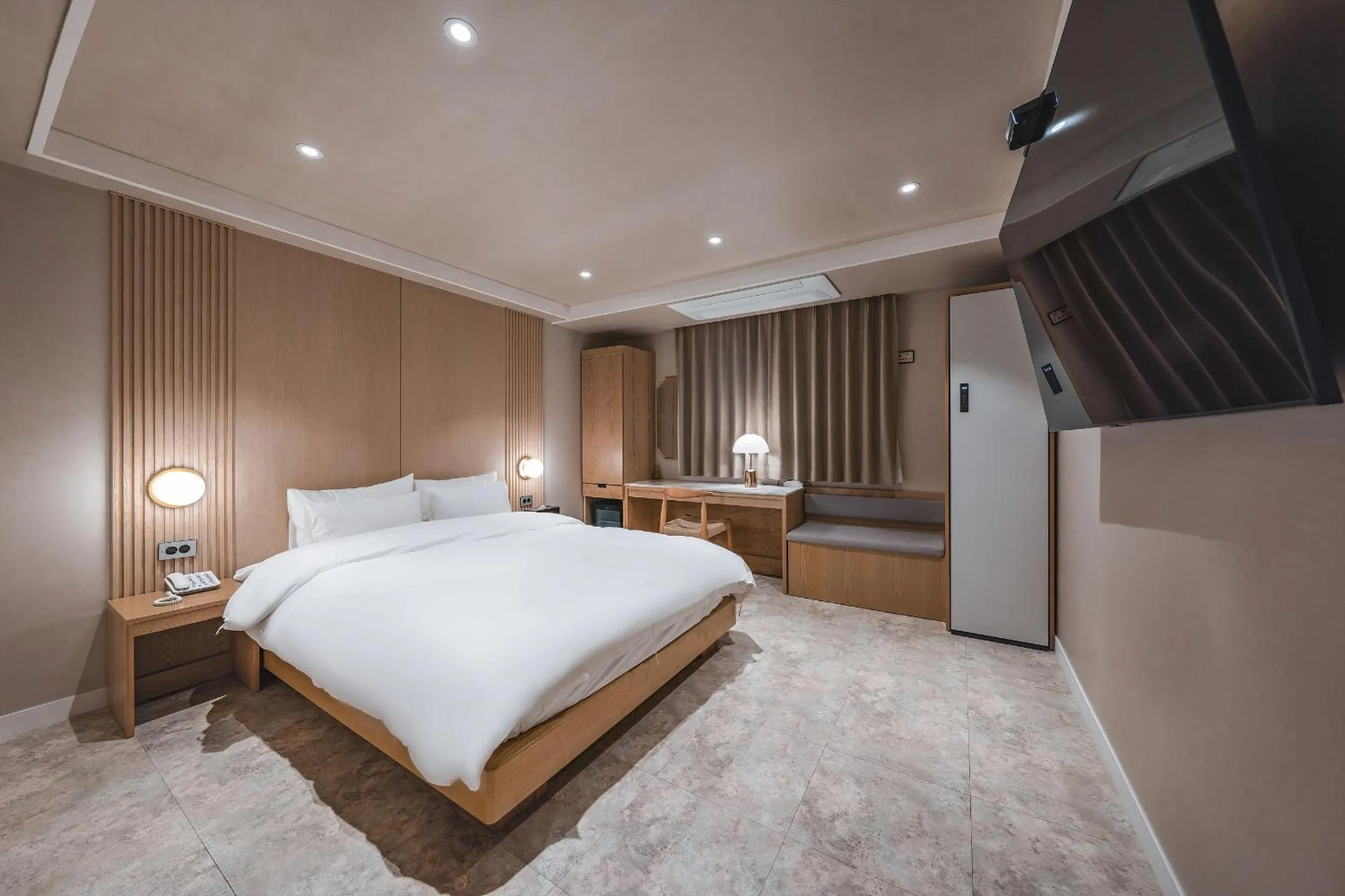 Bed in Gridt Hotel & Home