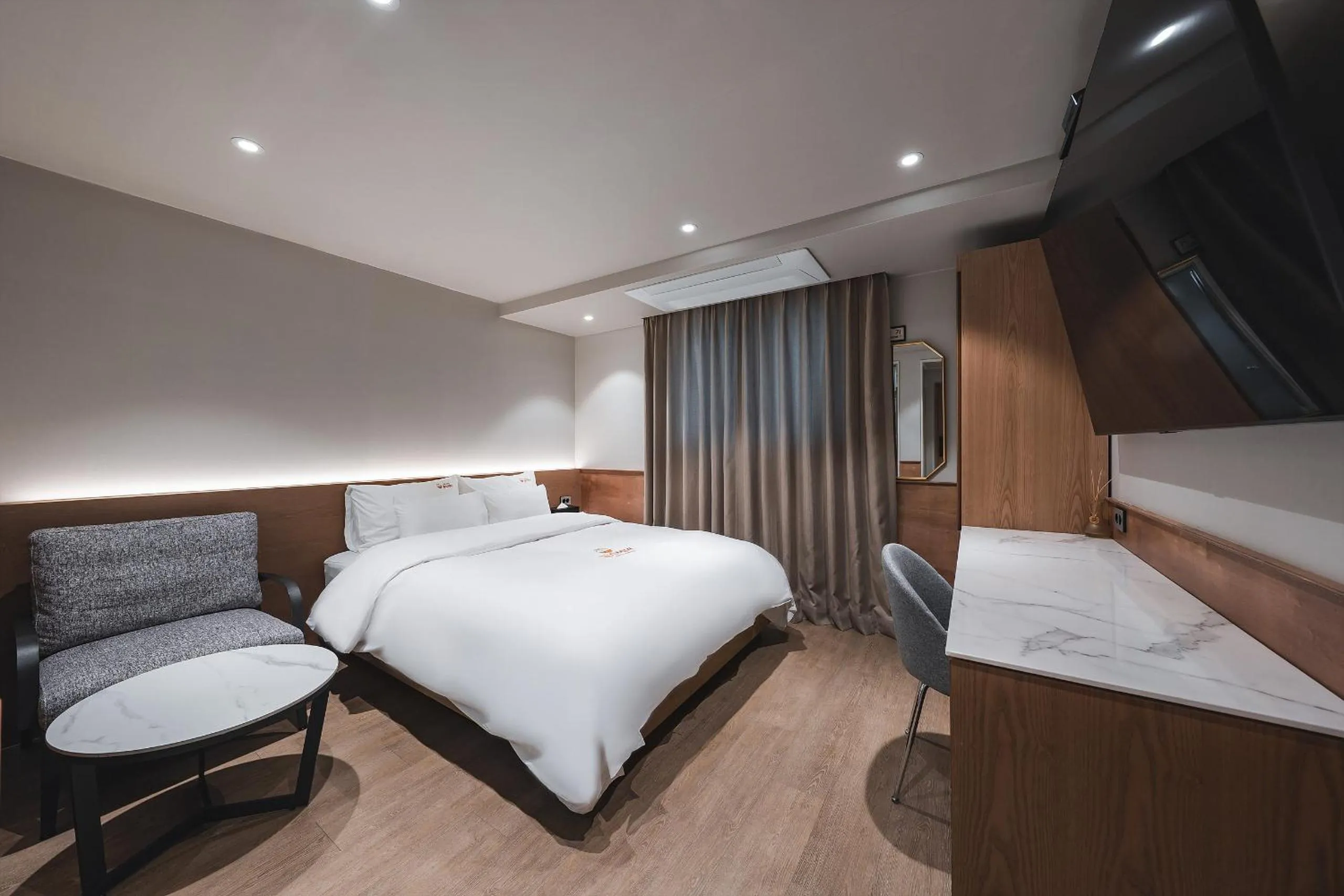 Bed in Gridt Hotel & Home