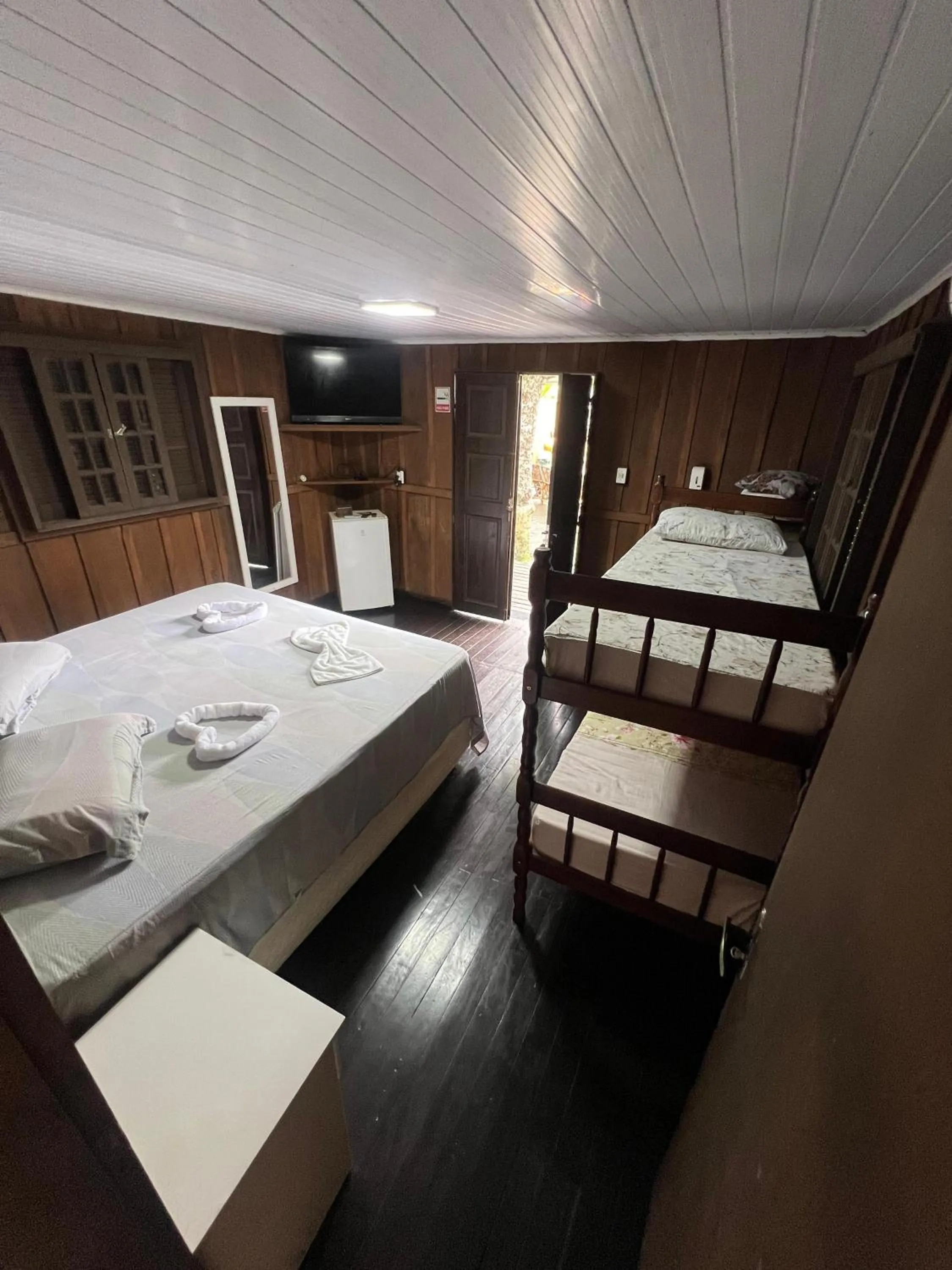 Bed in Pousada Coração da Ilha