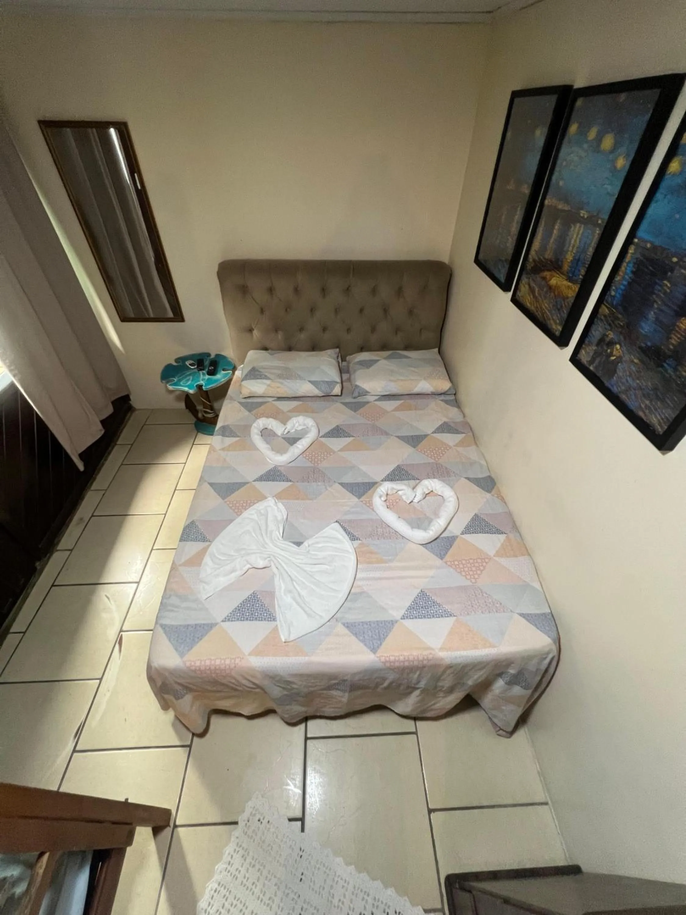 Bed in Pousada Coração da Ilha