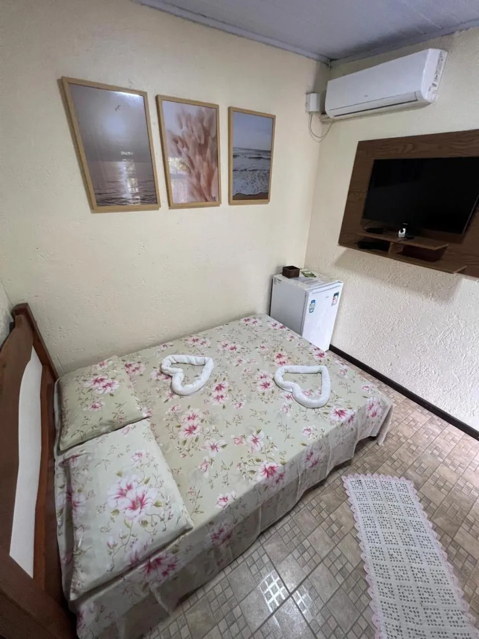 Bed in Pousada Coração da Ilha