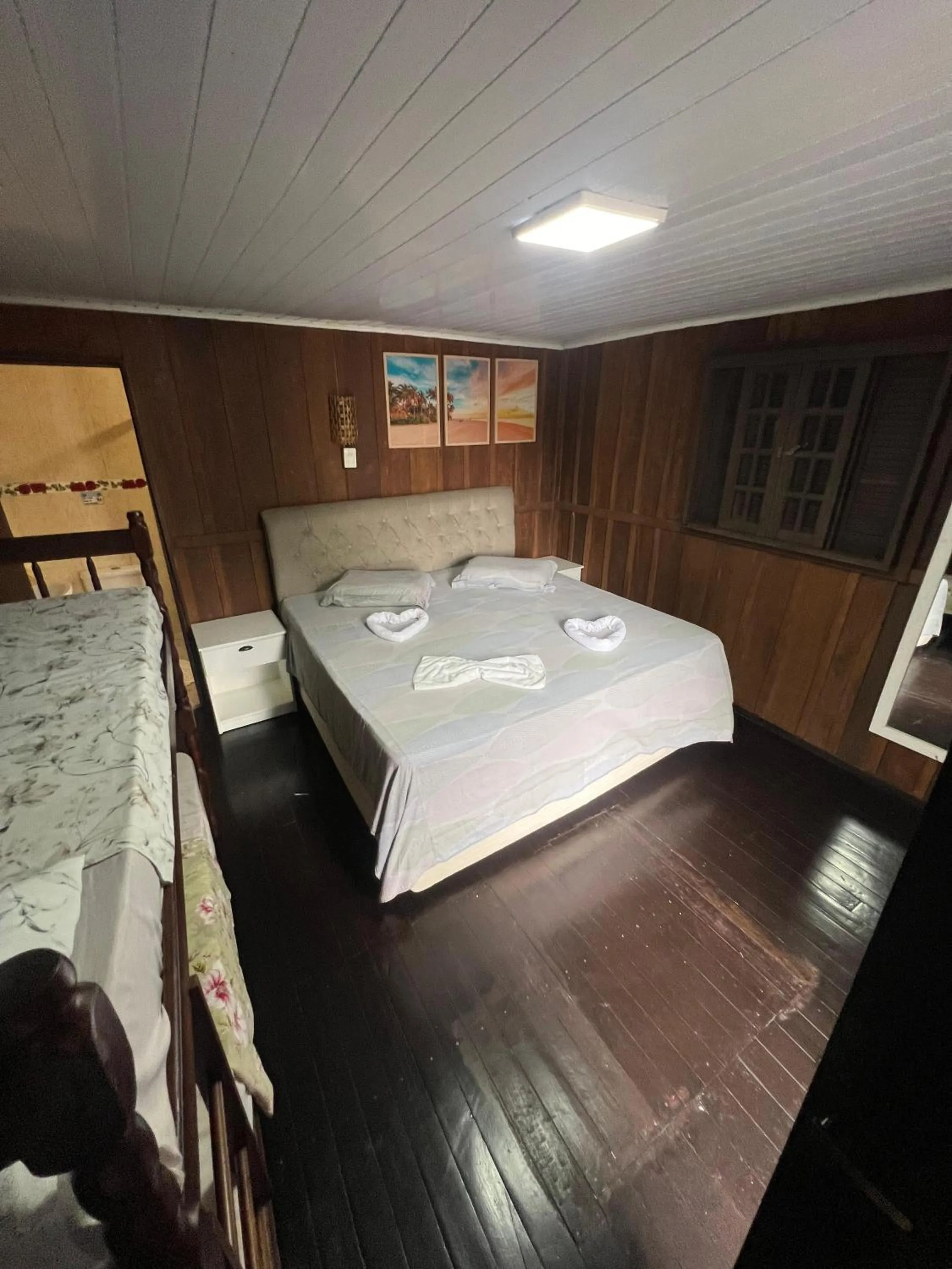 Bed in Pousada Coração da Ilha